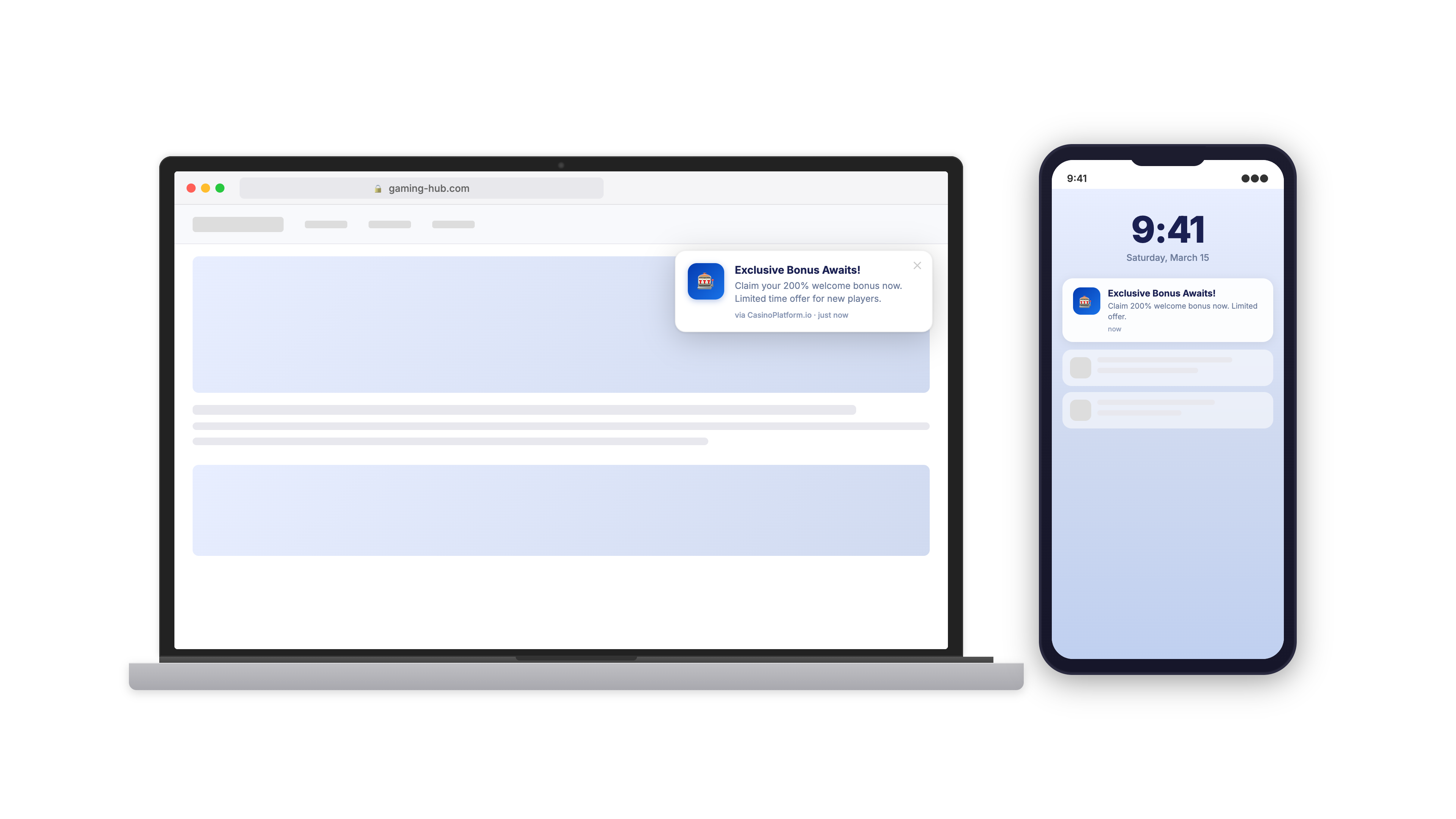 push notifications ad format