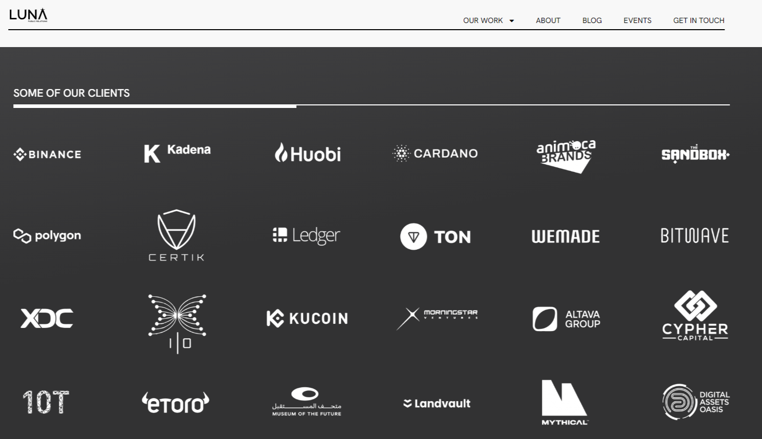криптовалютное pr-агентство luna pr