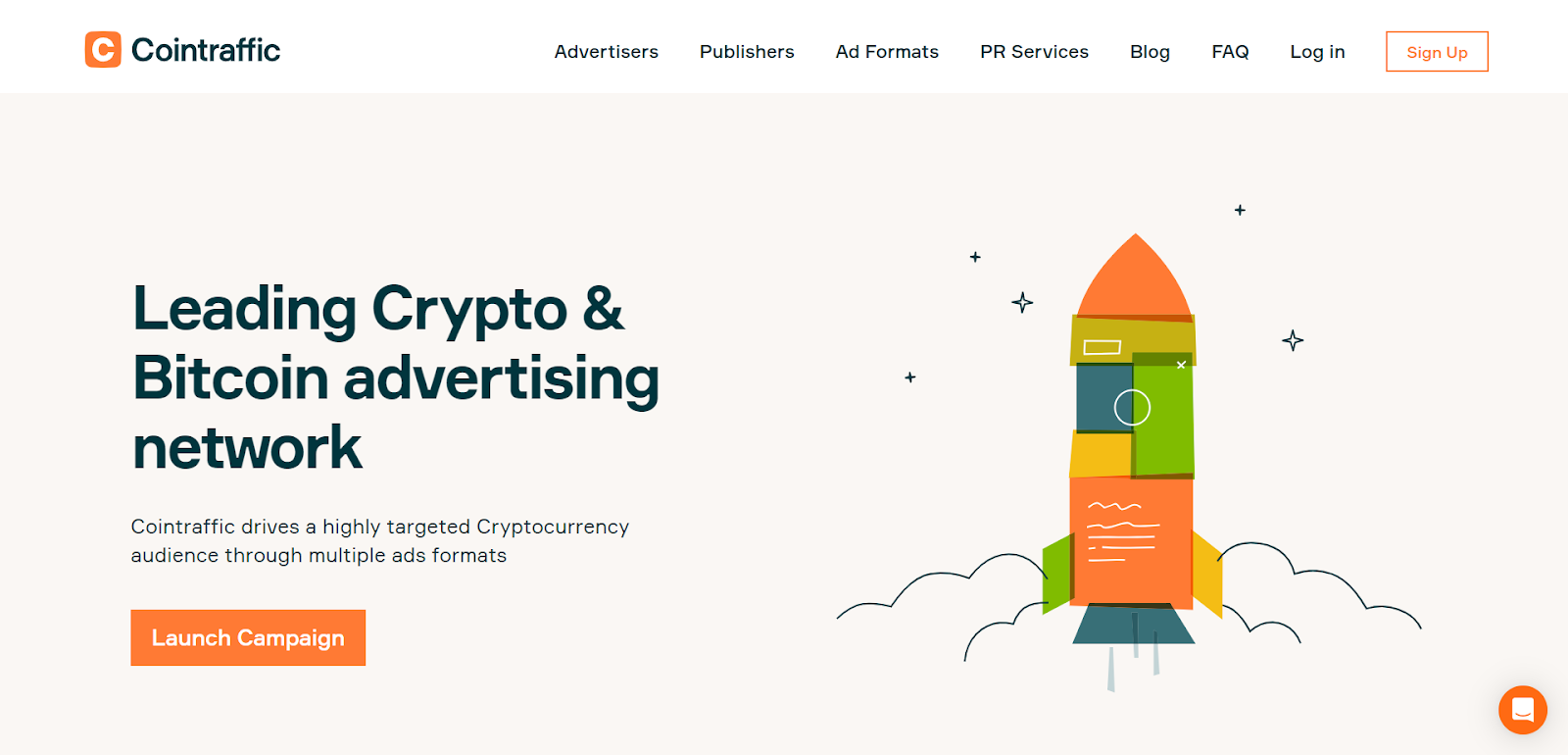 Cointraffic bitcoin and crypto advertising