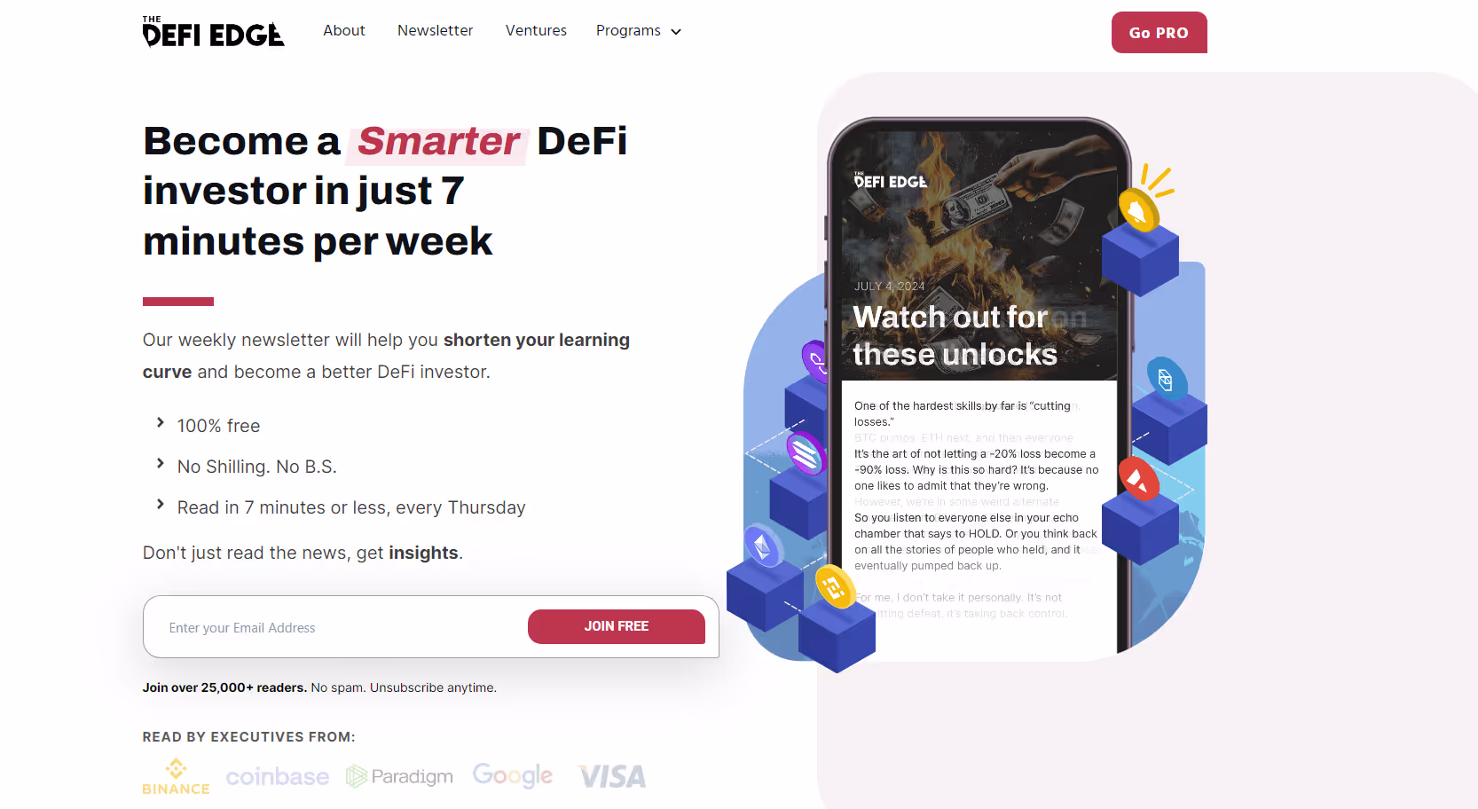 The DeFi Edge - crypto newsletter