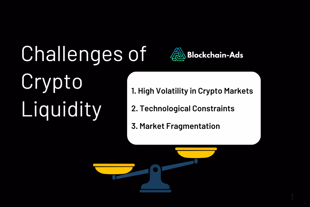 The challenges of achieving high liquidity in the crypto markets