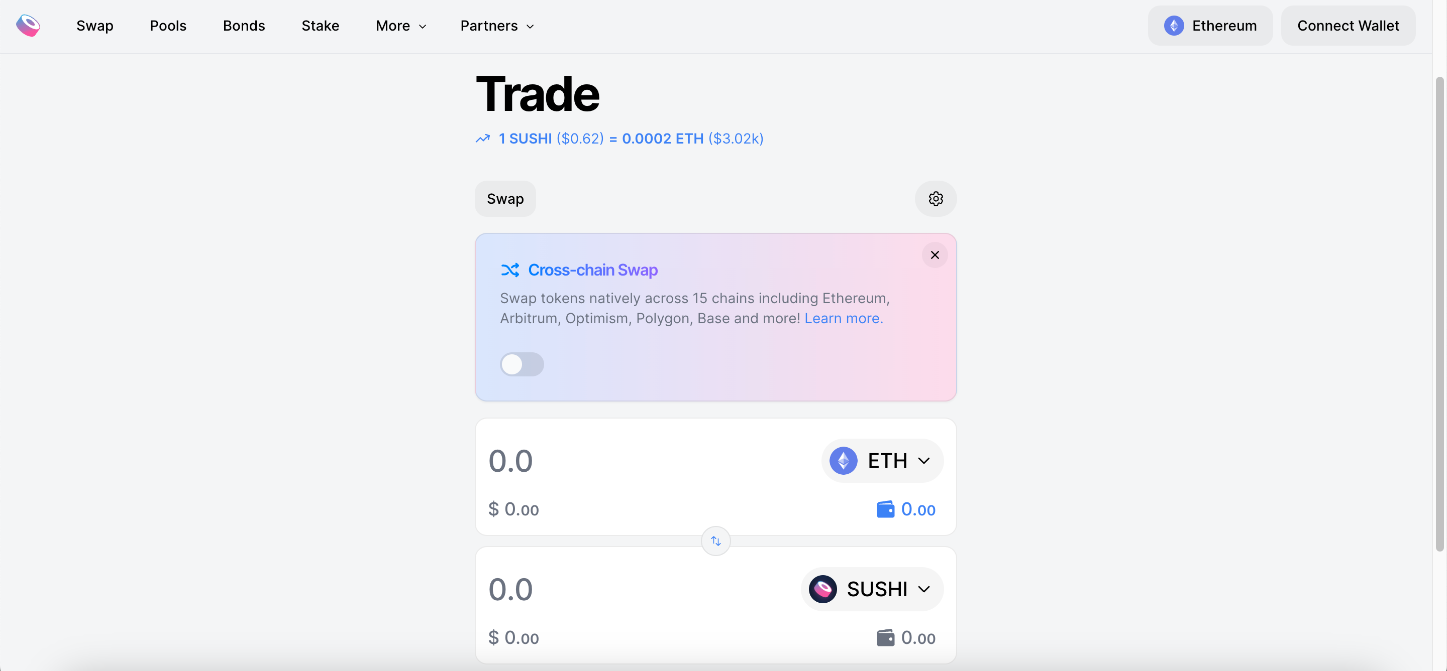 SushiSwap - Best for liquidity providers