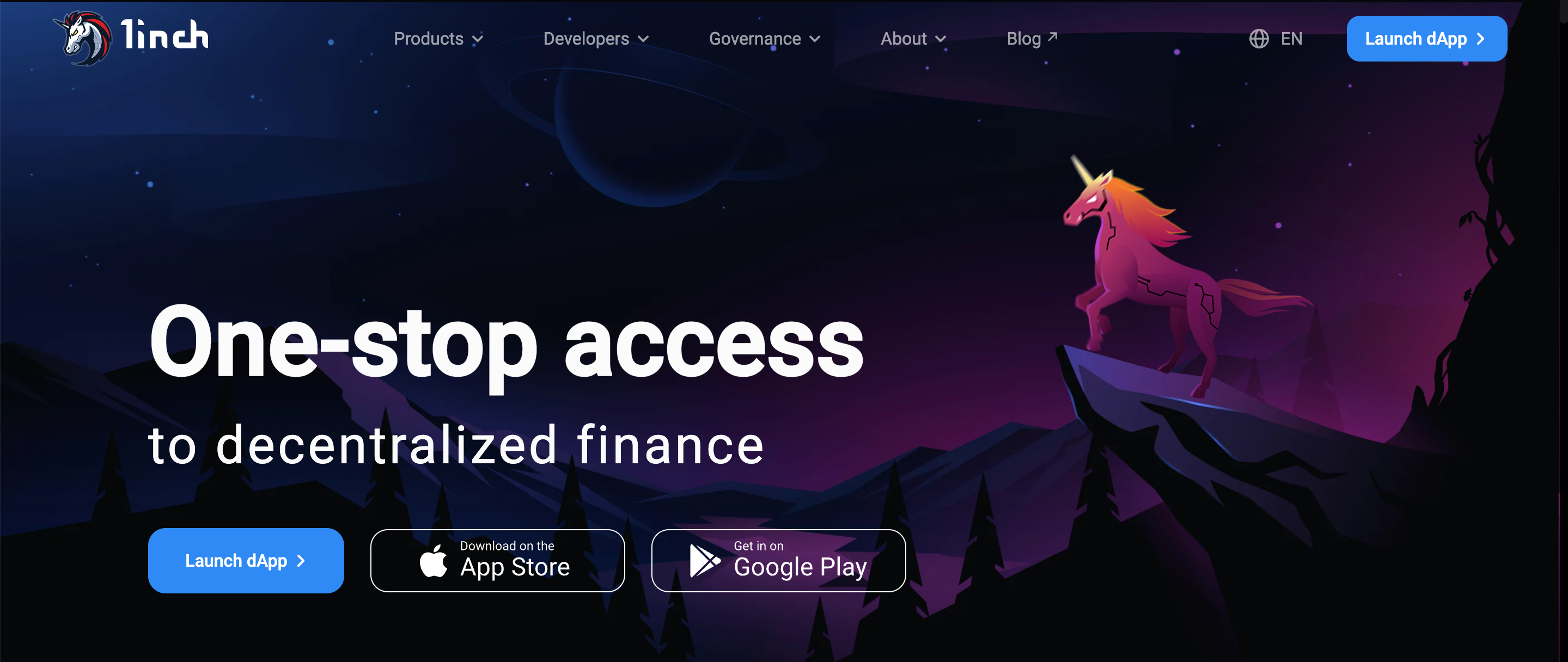 1inch - Best for low fees