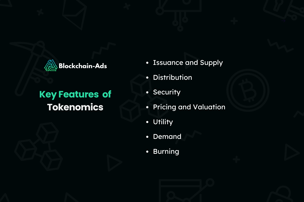 sete características centrais de tokenomics