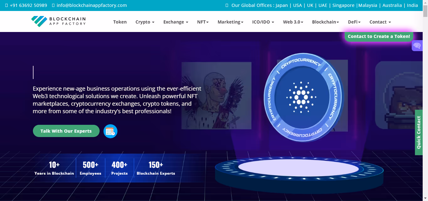 Blockchain App Factory - Web3 Marketing Service For Enterprise Brands