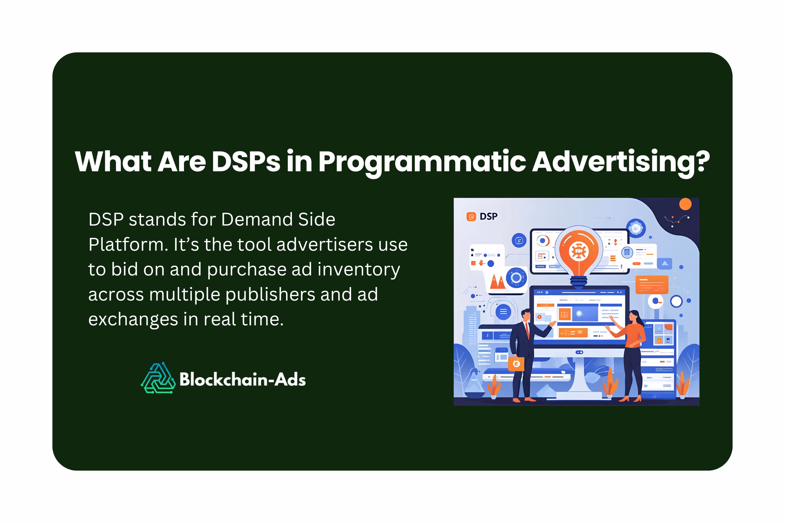 an image defining Demand Side Platform (DSP)