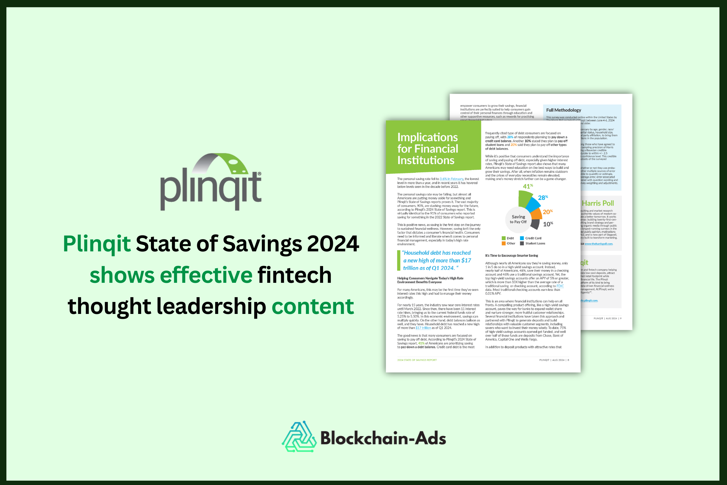 plinqit fintech thought leadership content example