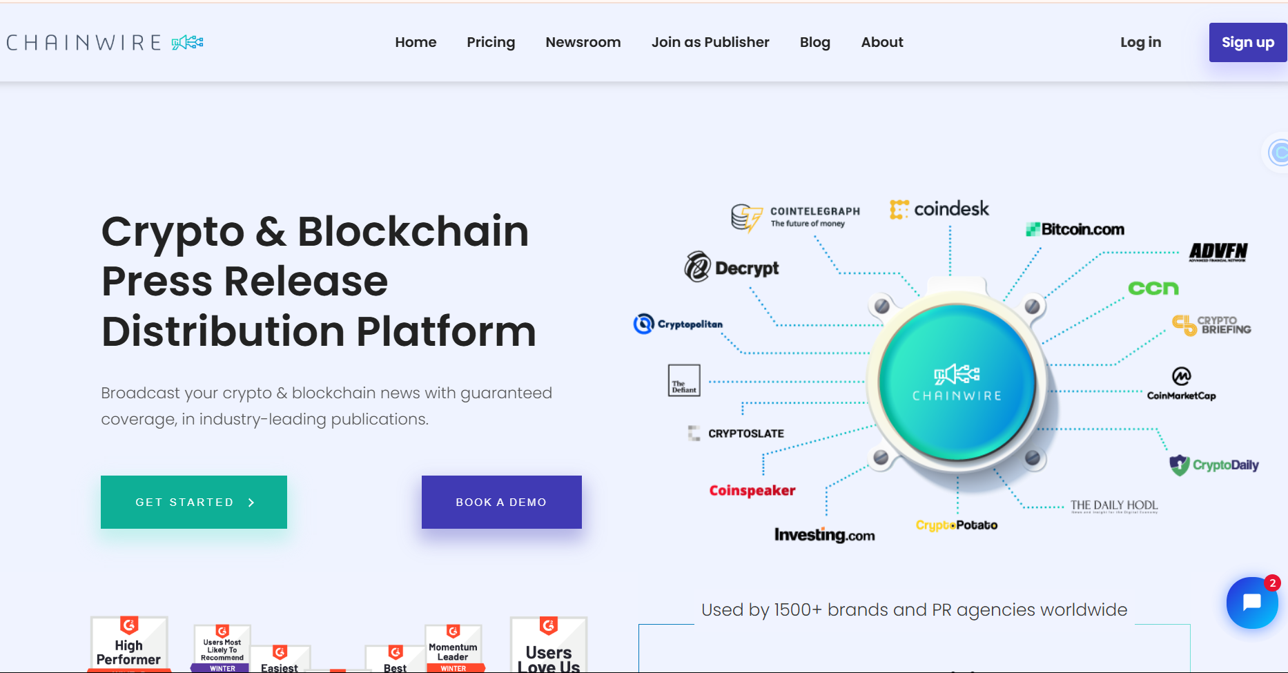 сервис криптовалютного pr chainwire