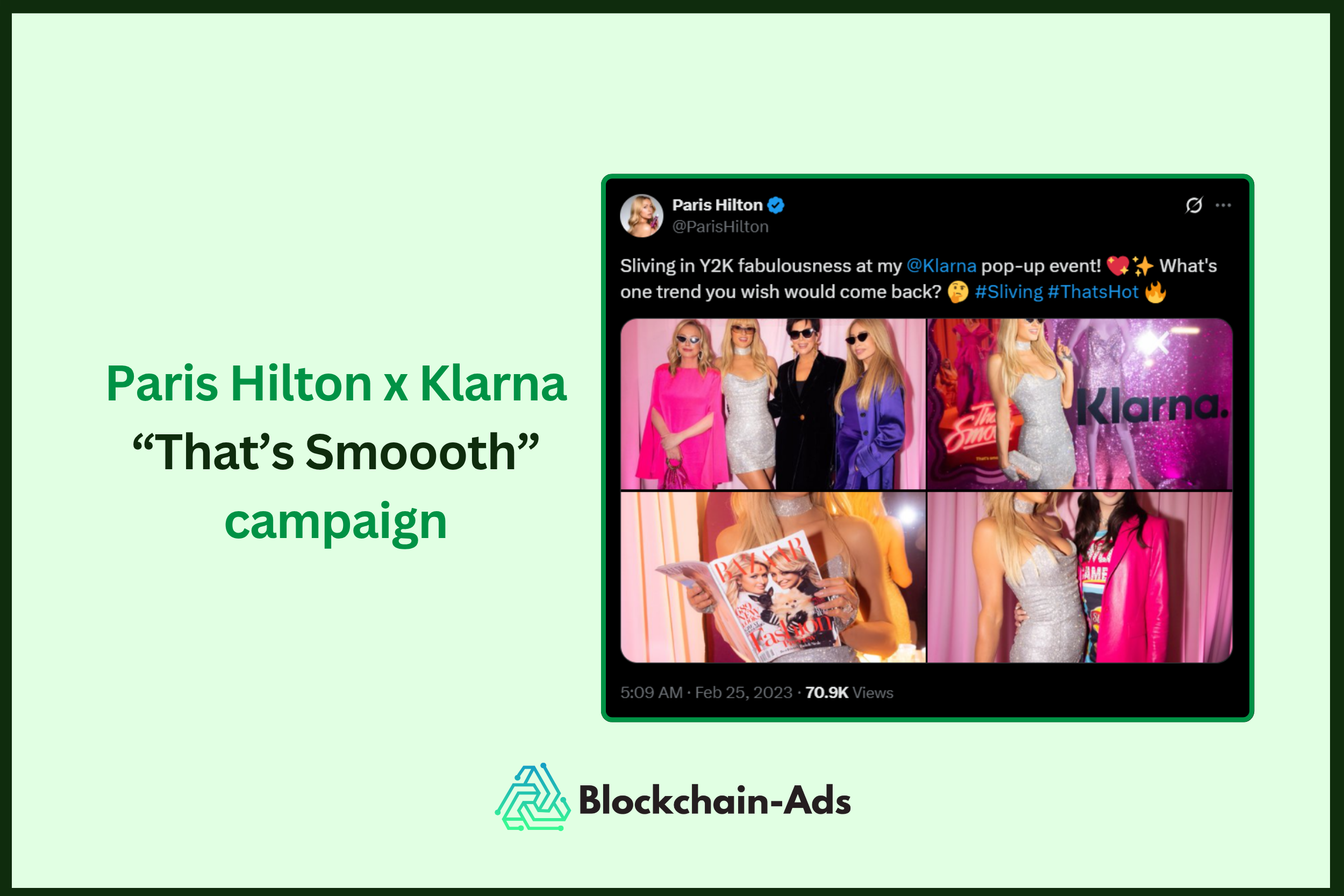 campagne de contenu social fintech klarna