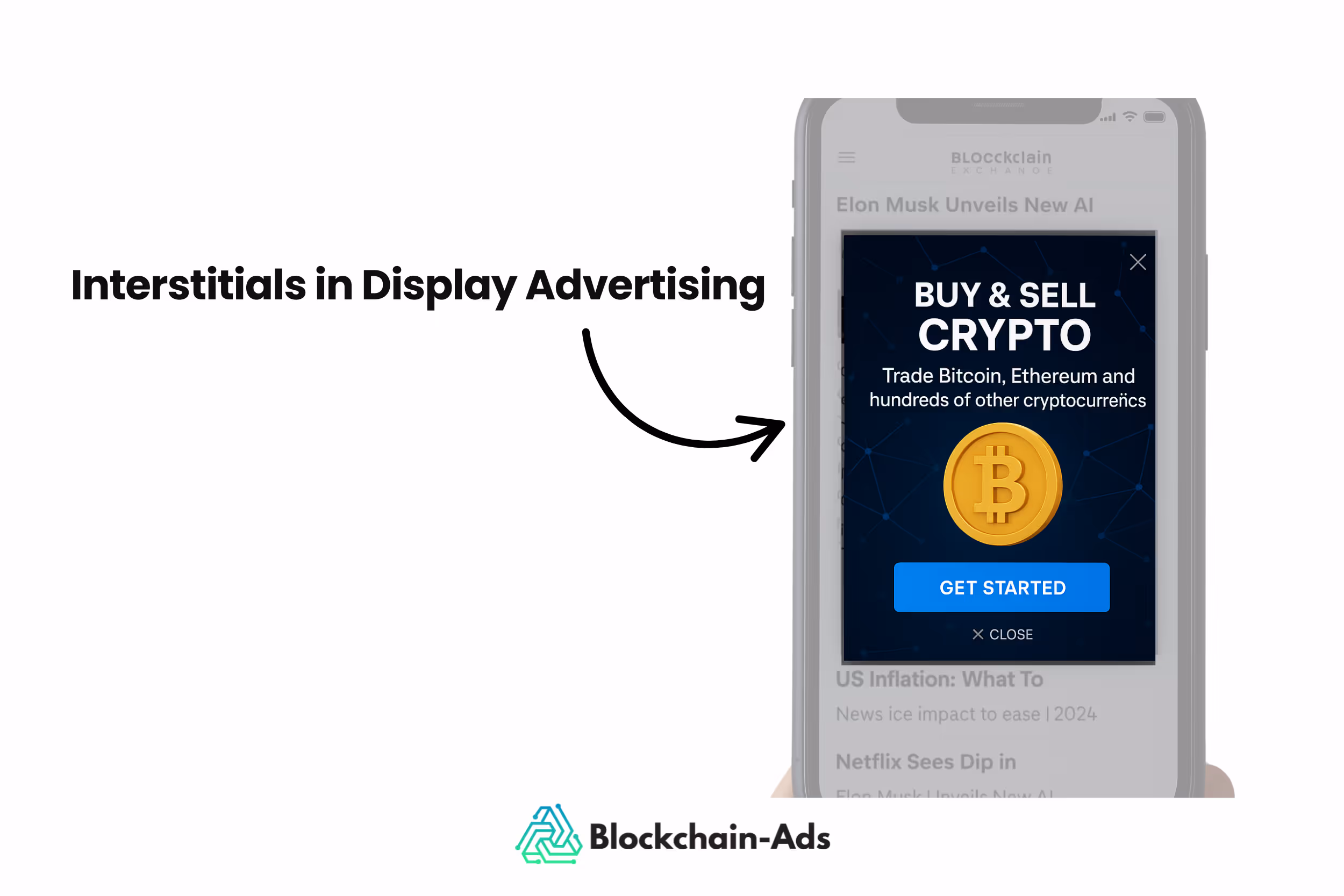 illustration du format interstitiel en publicité display