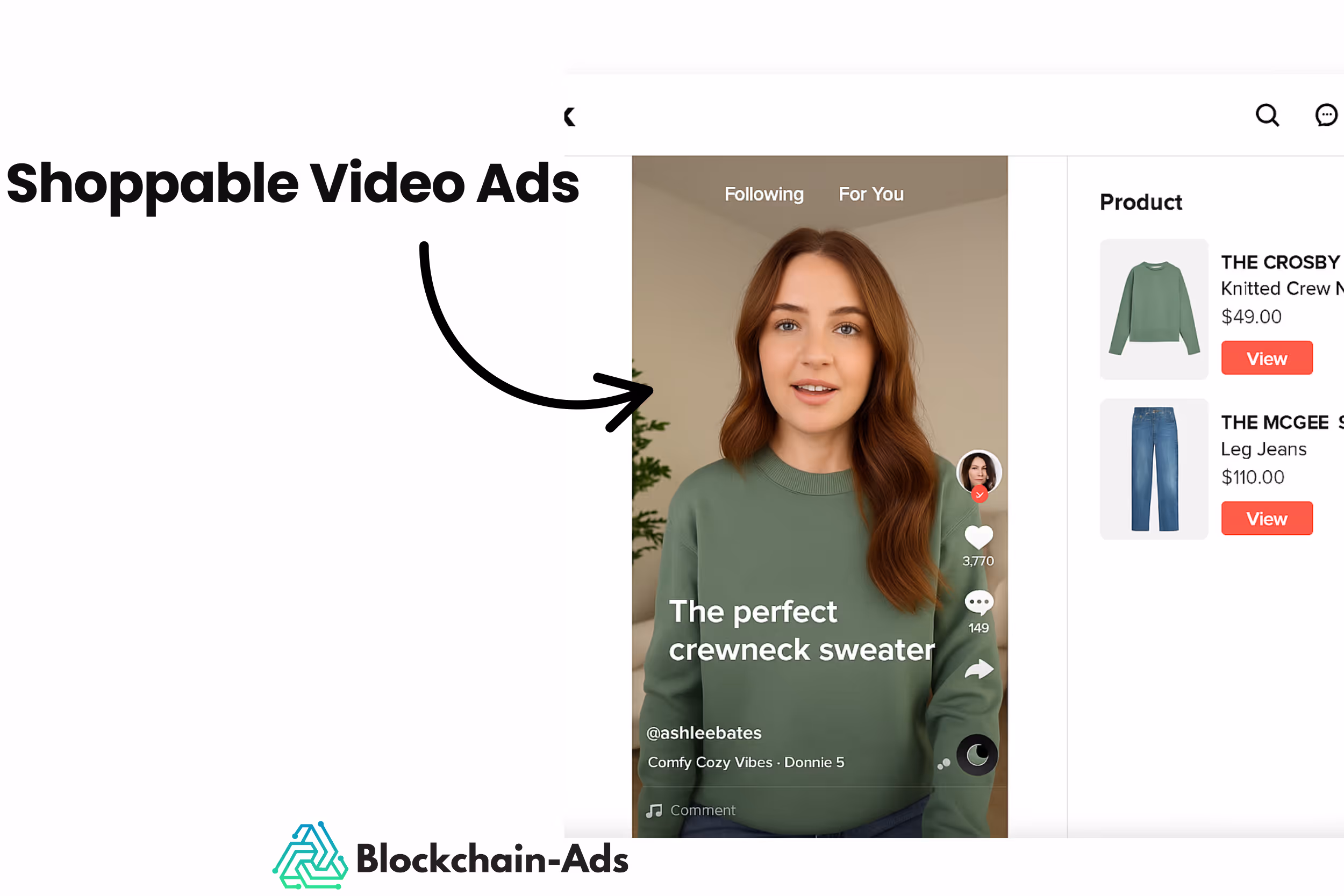 una ilustración de cómo se ve un Anuncio de Video Comprable en publicidad en video