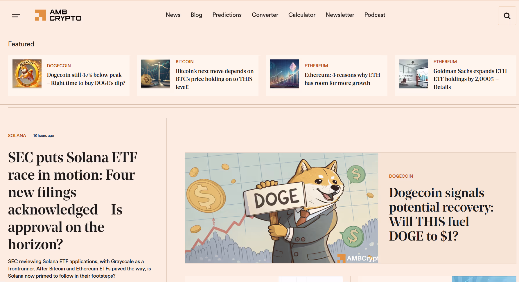 amb crypto - third best site for crypto news