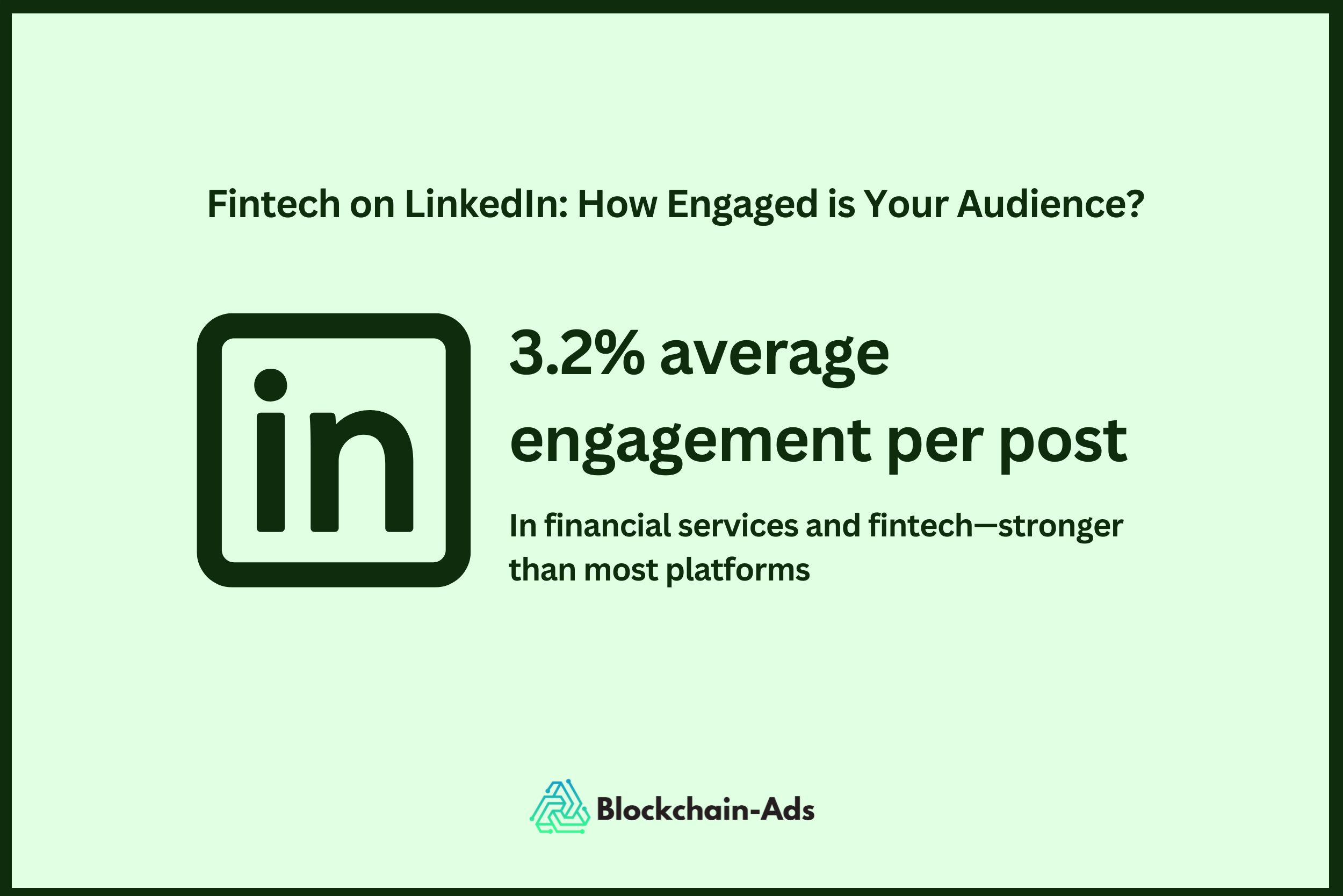 fintech marketing engagement on linkedin