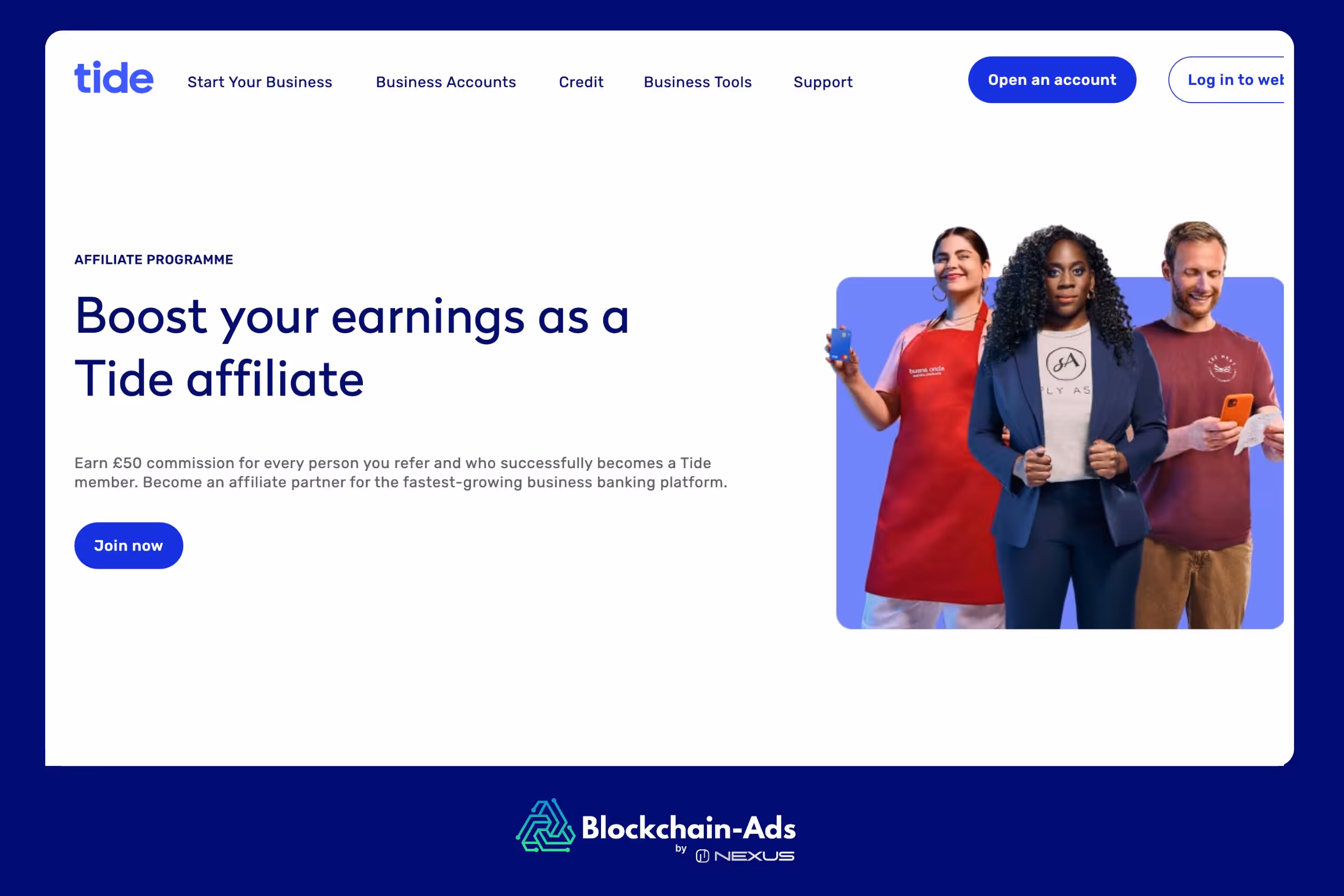 Tide Affiliate Programme