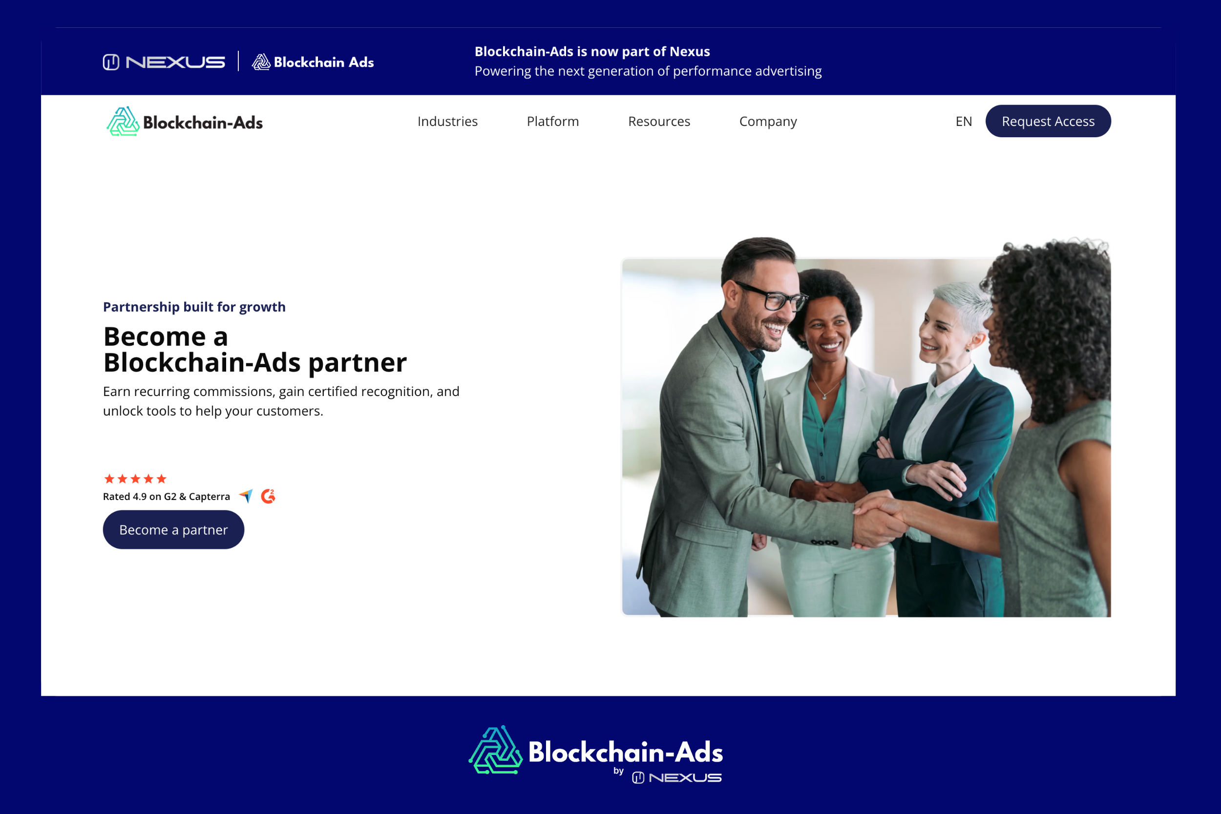 Blockchain-Ads Partner Program 