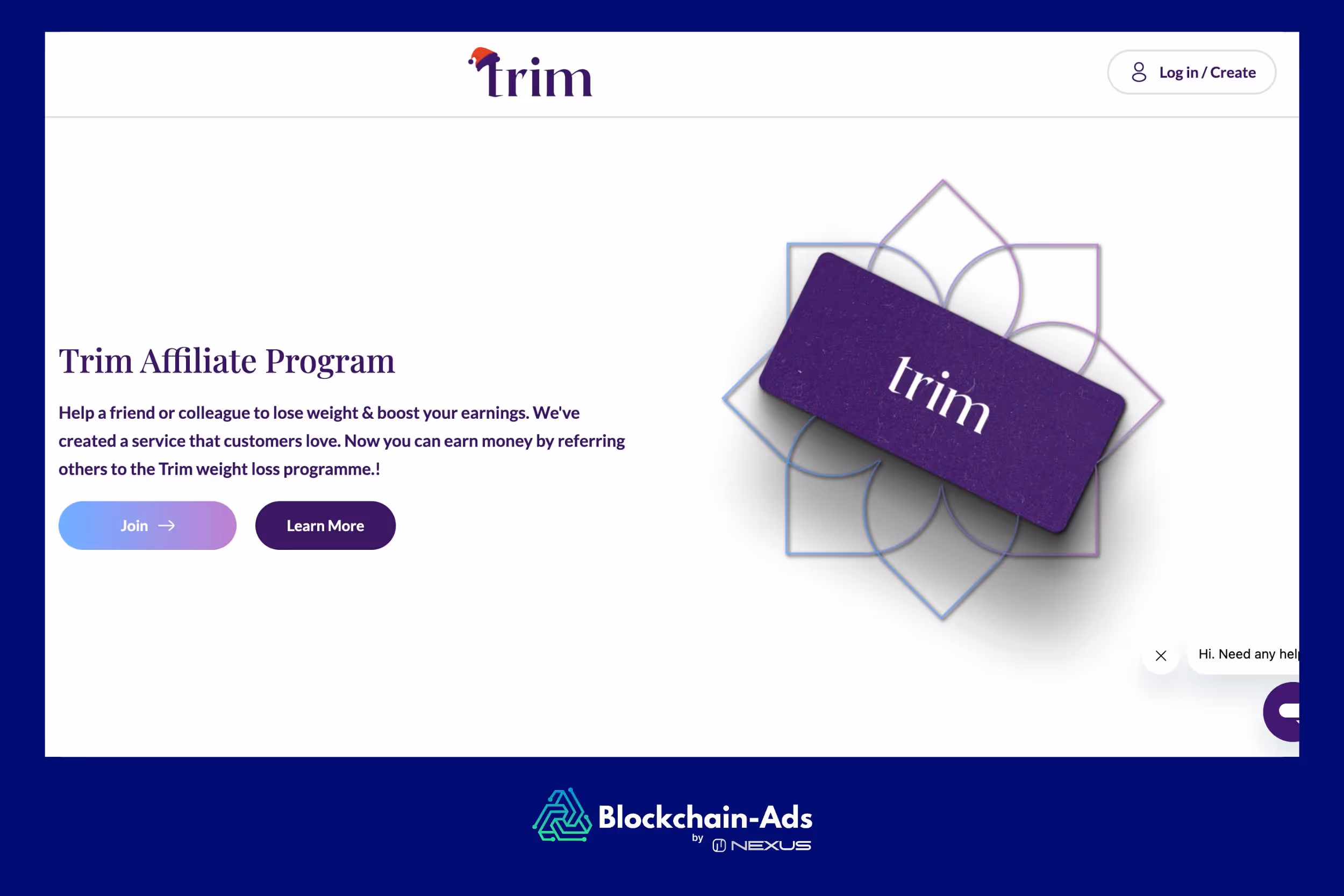 Trim Affiliate Programme