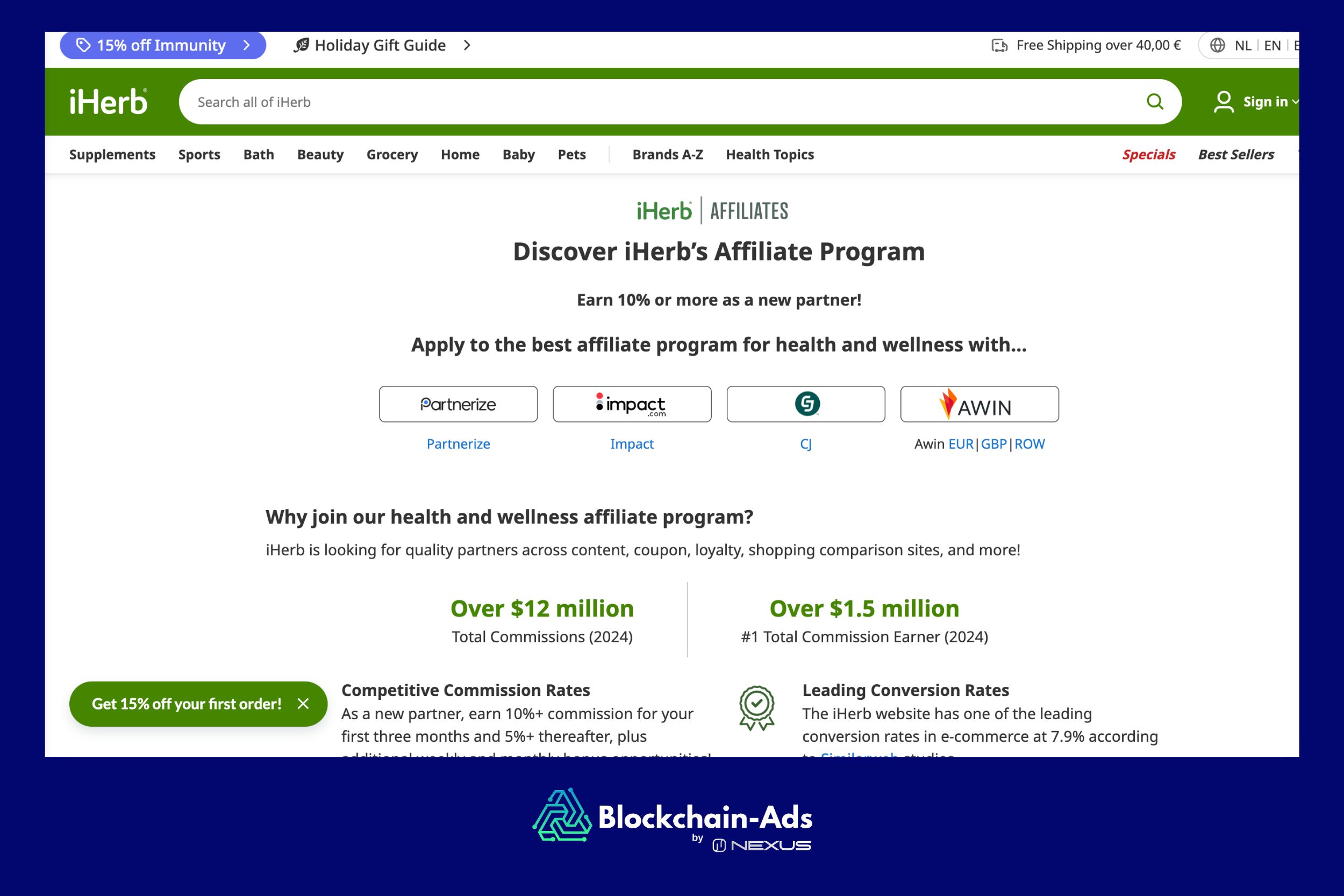 iHerb Affiliate Programme