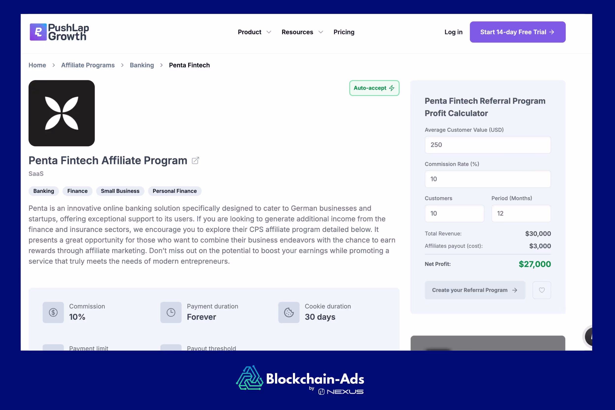 Penta Fintech Ortaklık Programı