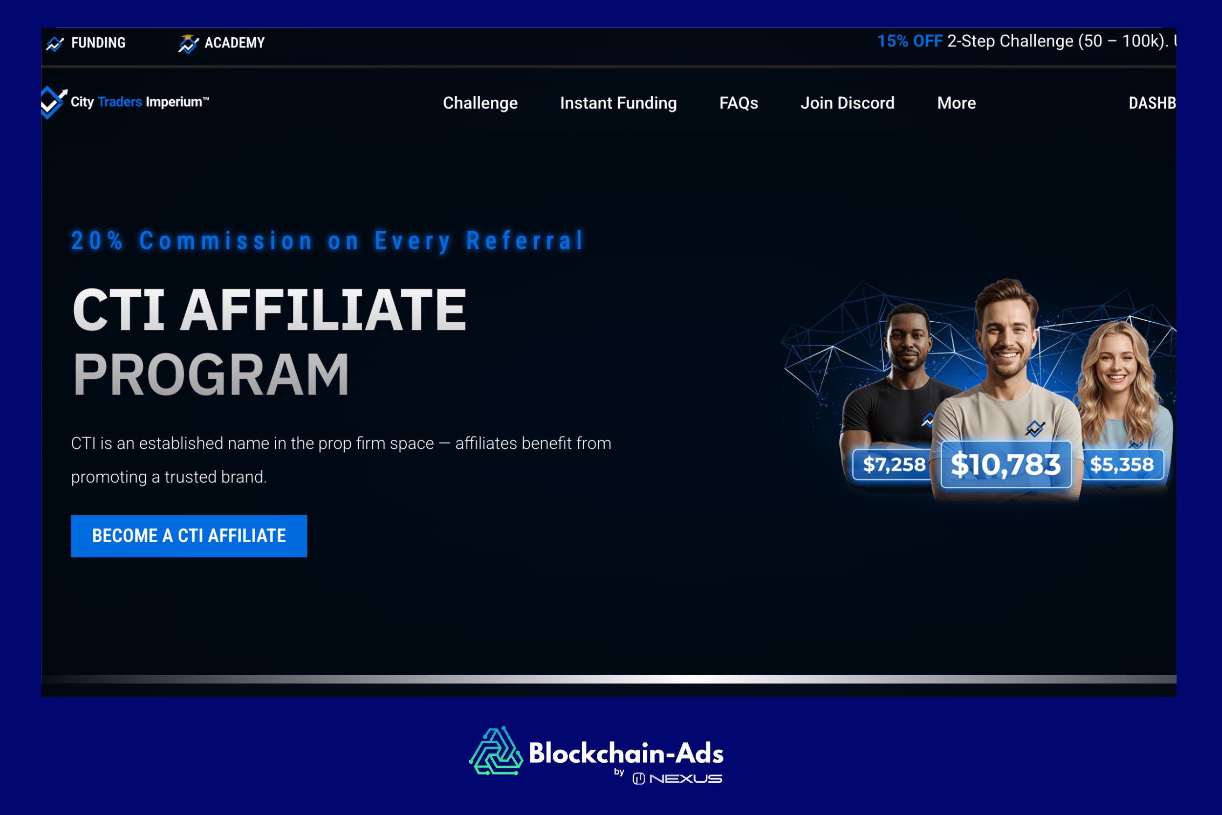 Партнёрская программа City Traders Imperium