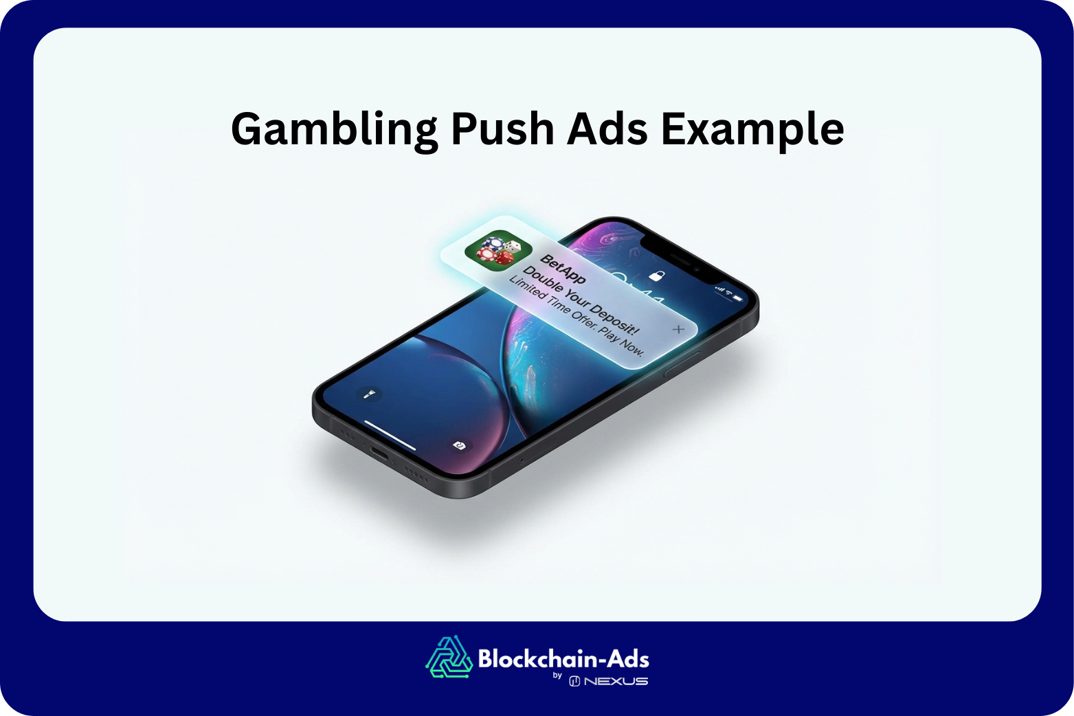 push ads traffic example for gambling offers