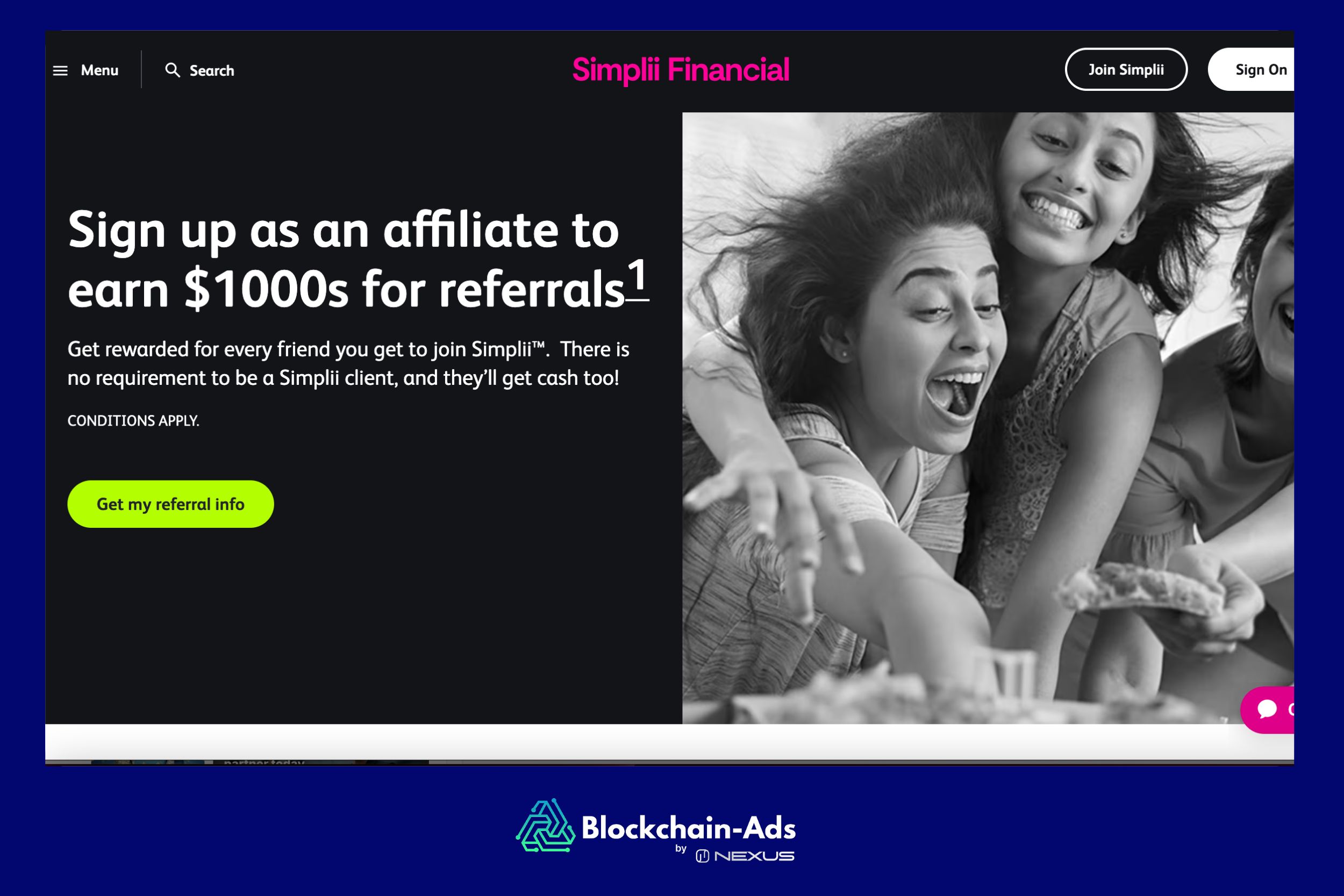 Simplii Financial Affiliate Programme