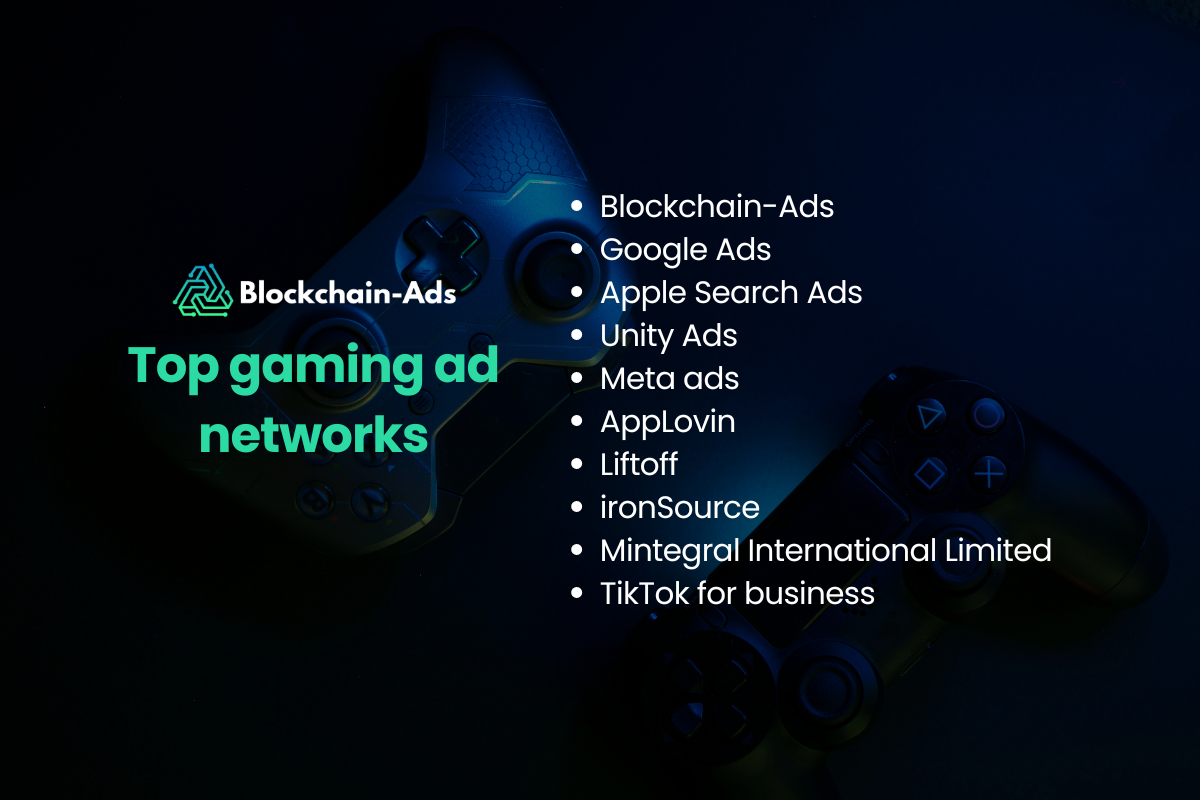 список игровых рекламных сетей