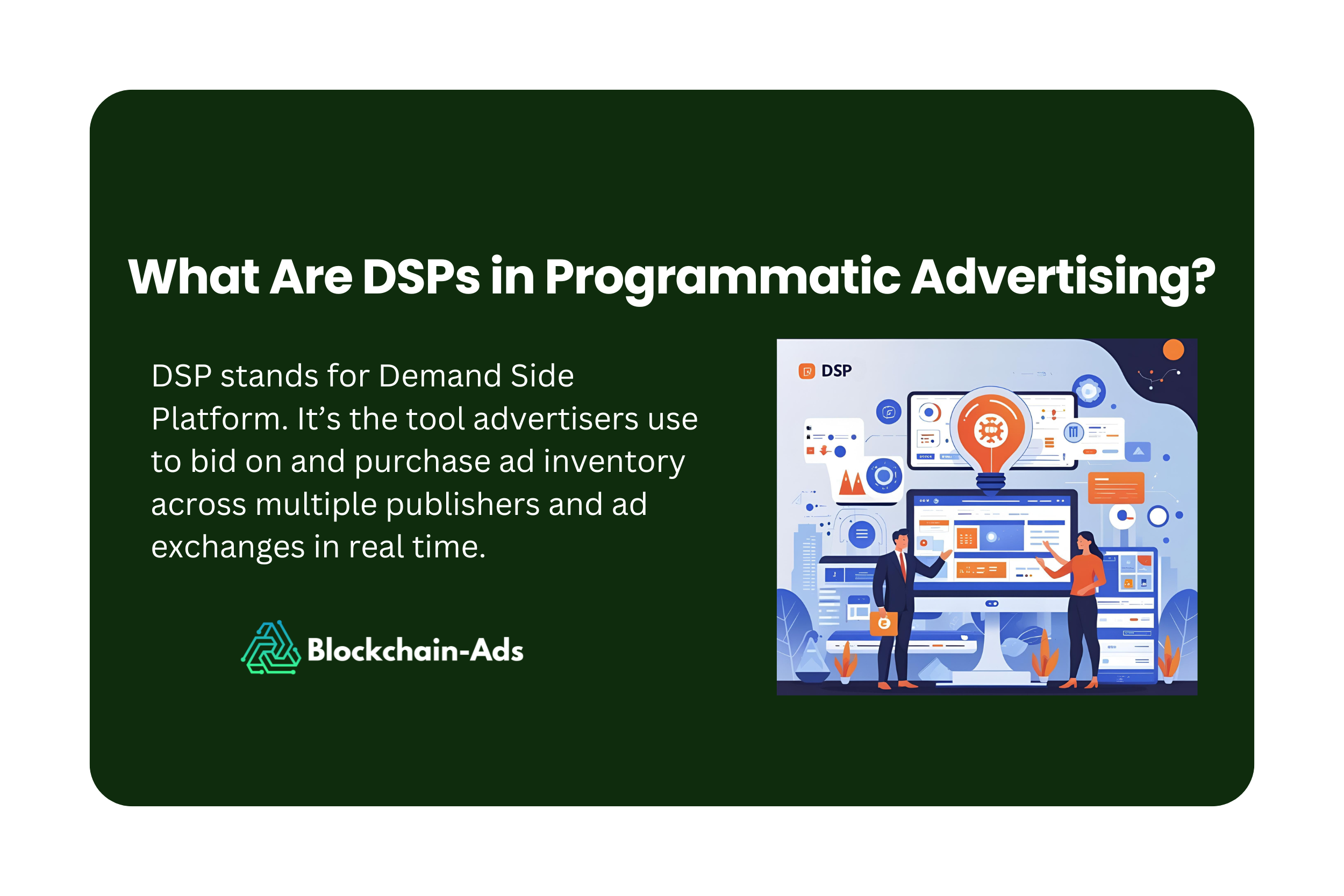 an image defining Demand Side Platform (DSP)