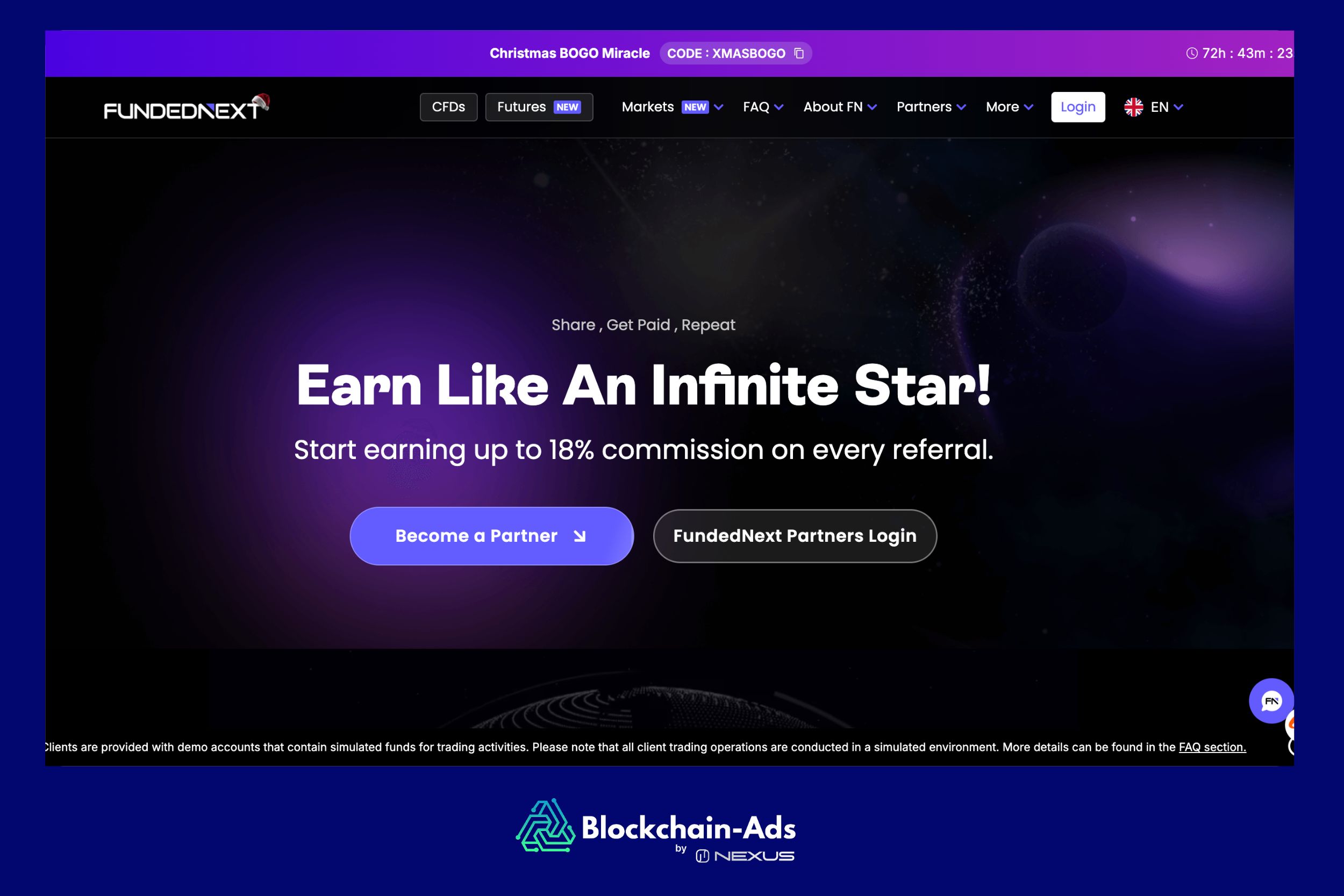 FundedNext 제휴 프로그램