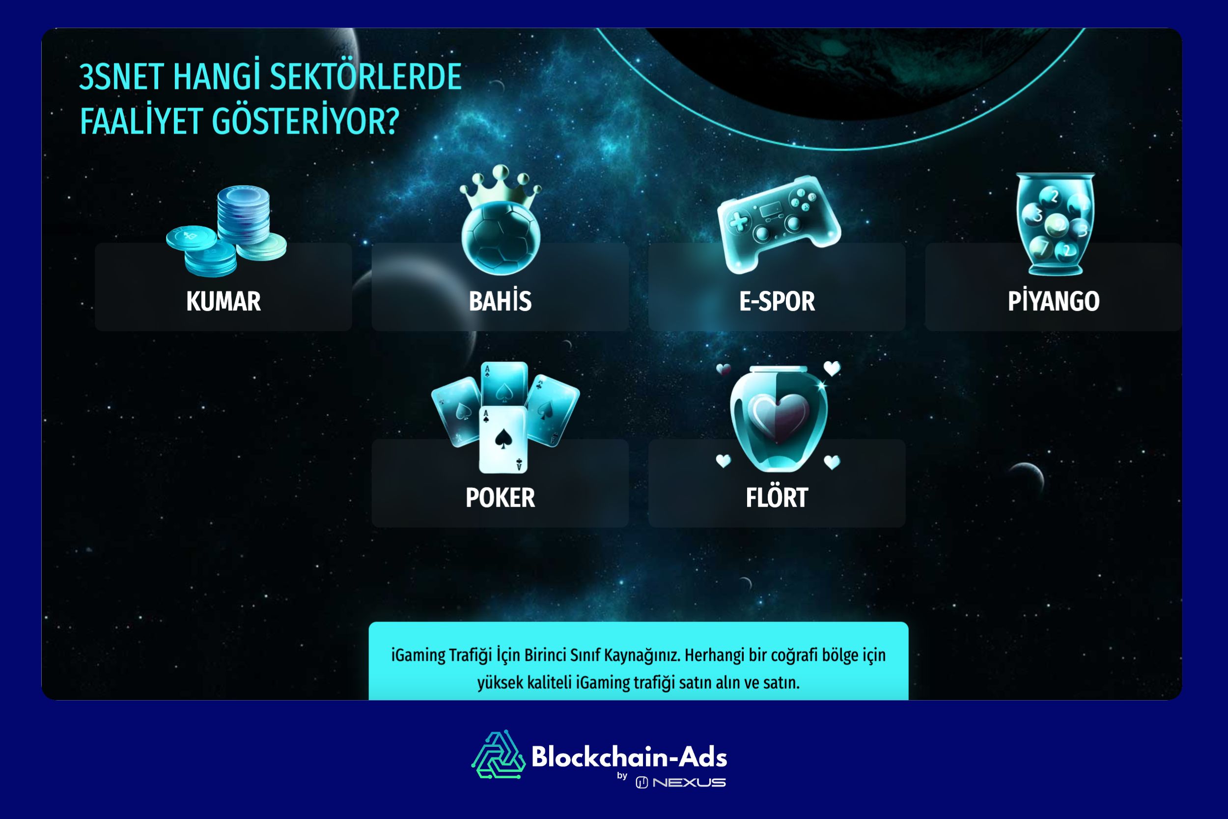 3SNET - Casino ve bahis teklifleri ile küresel ortaklık ağı