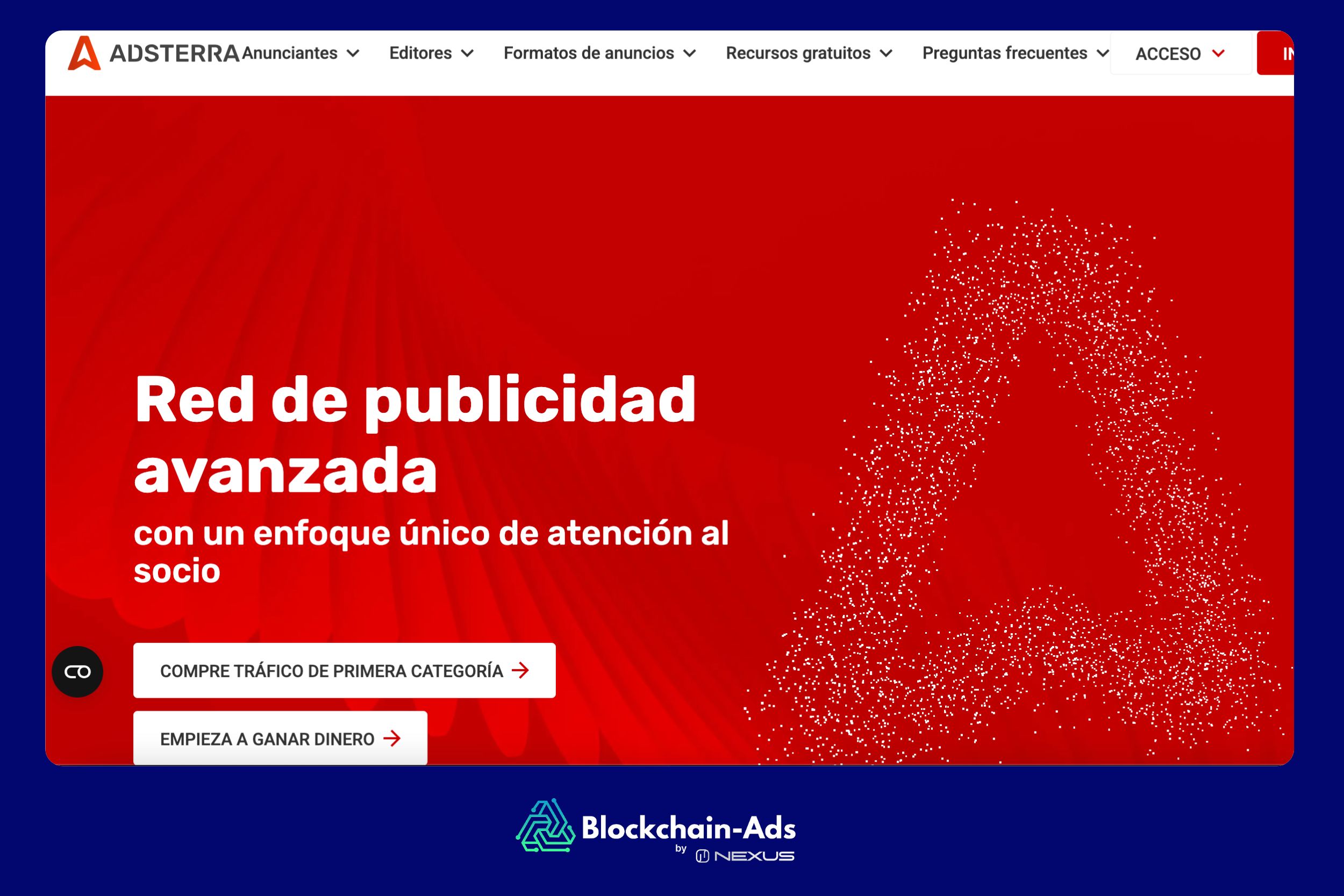Adsterra: lo mejor para tráfico de alta calidad y formatos de anuncios de juegos de azar avanzados