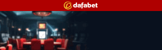 Dafabet: animated iGaming banner, 320×100, the Indonesian language, currency, and live-casino scene make the market fit naturally.