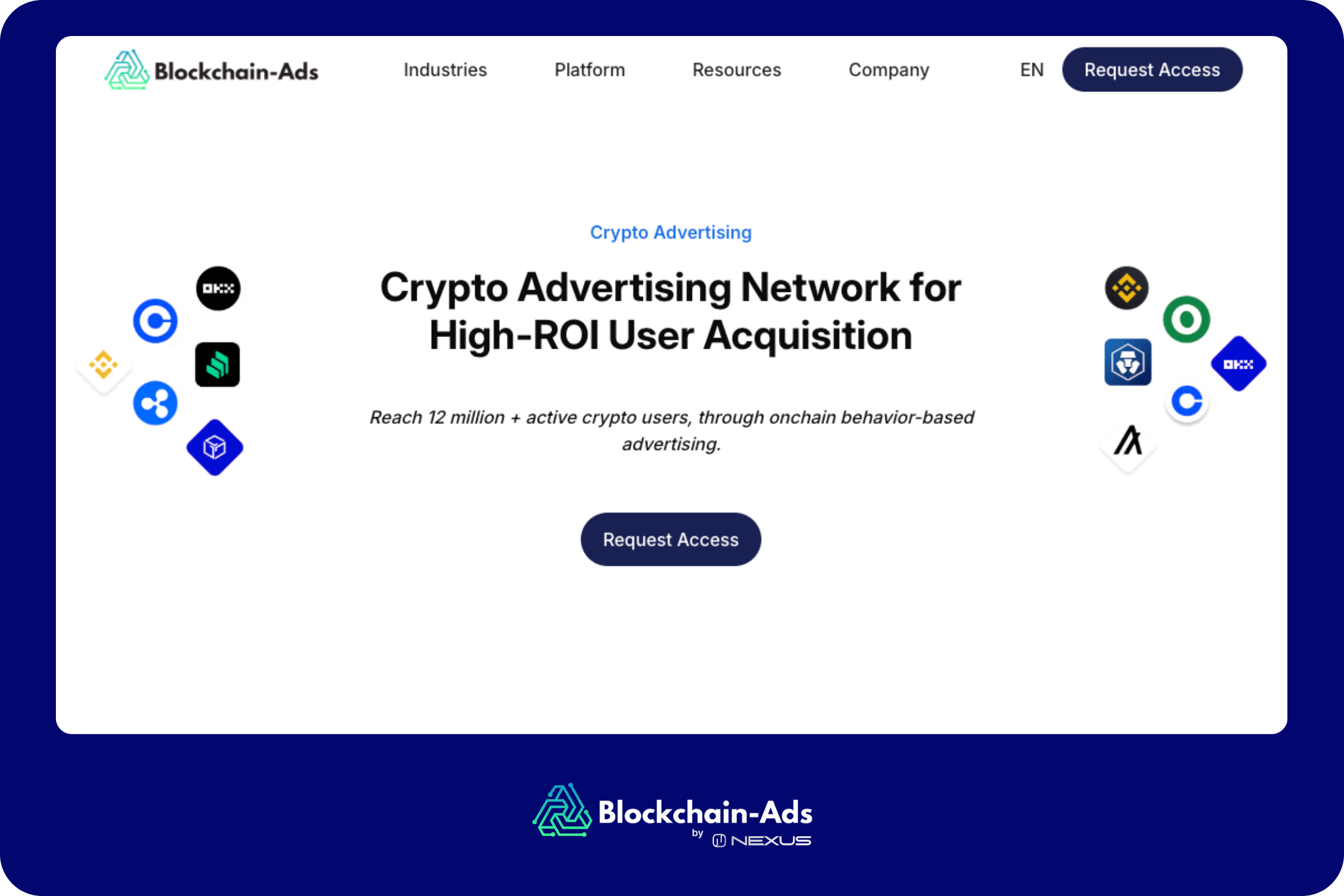 crypto advertising on Blockchain-Ads