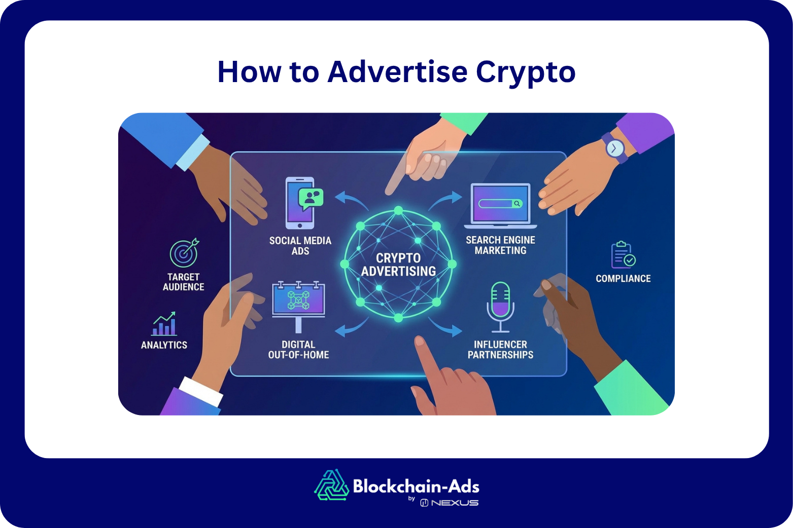 how to advertise crypto