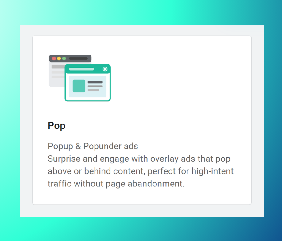 Pop channel in HUB
