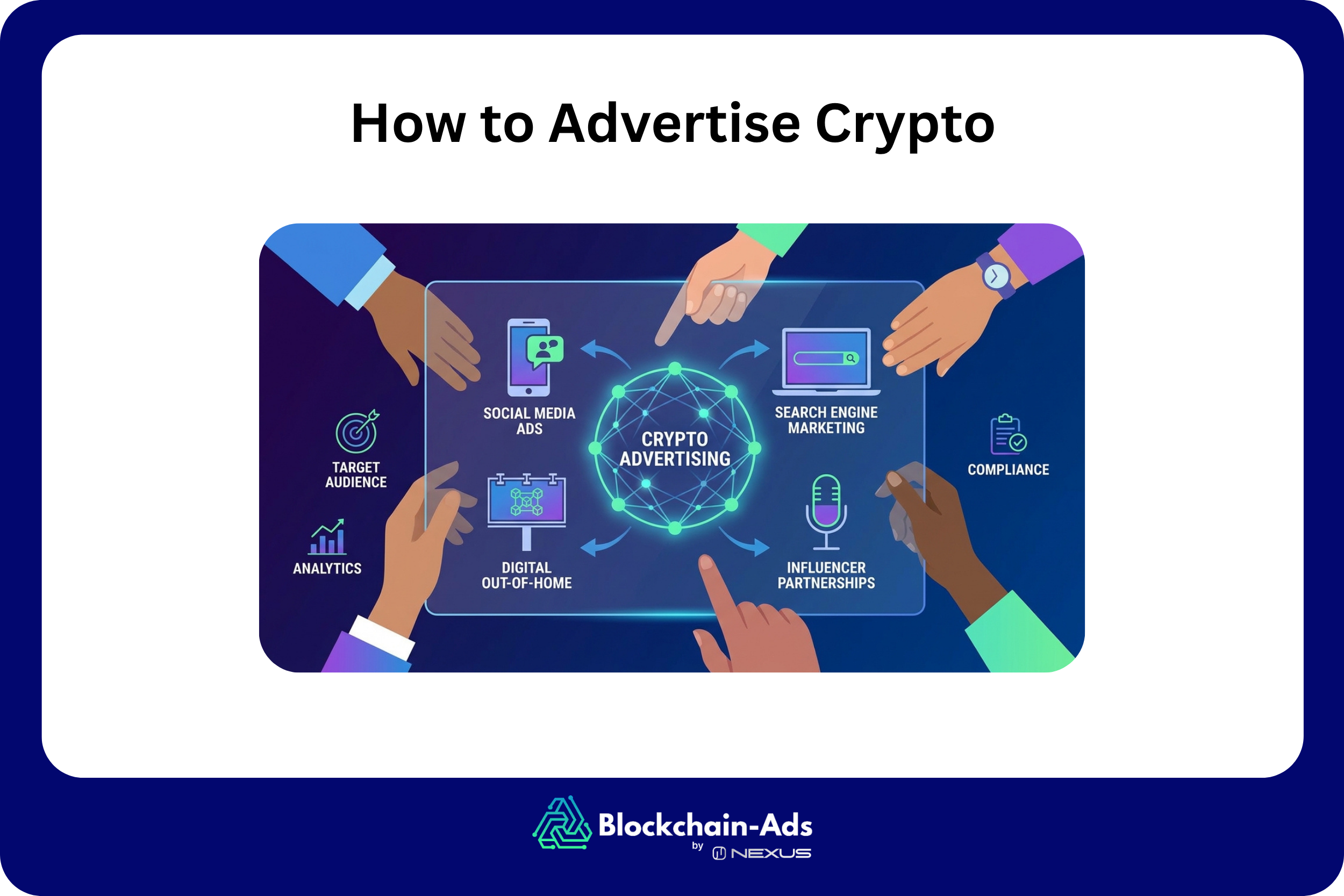 how to advertise crypto