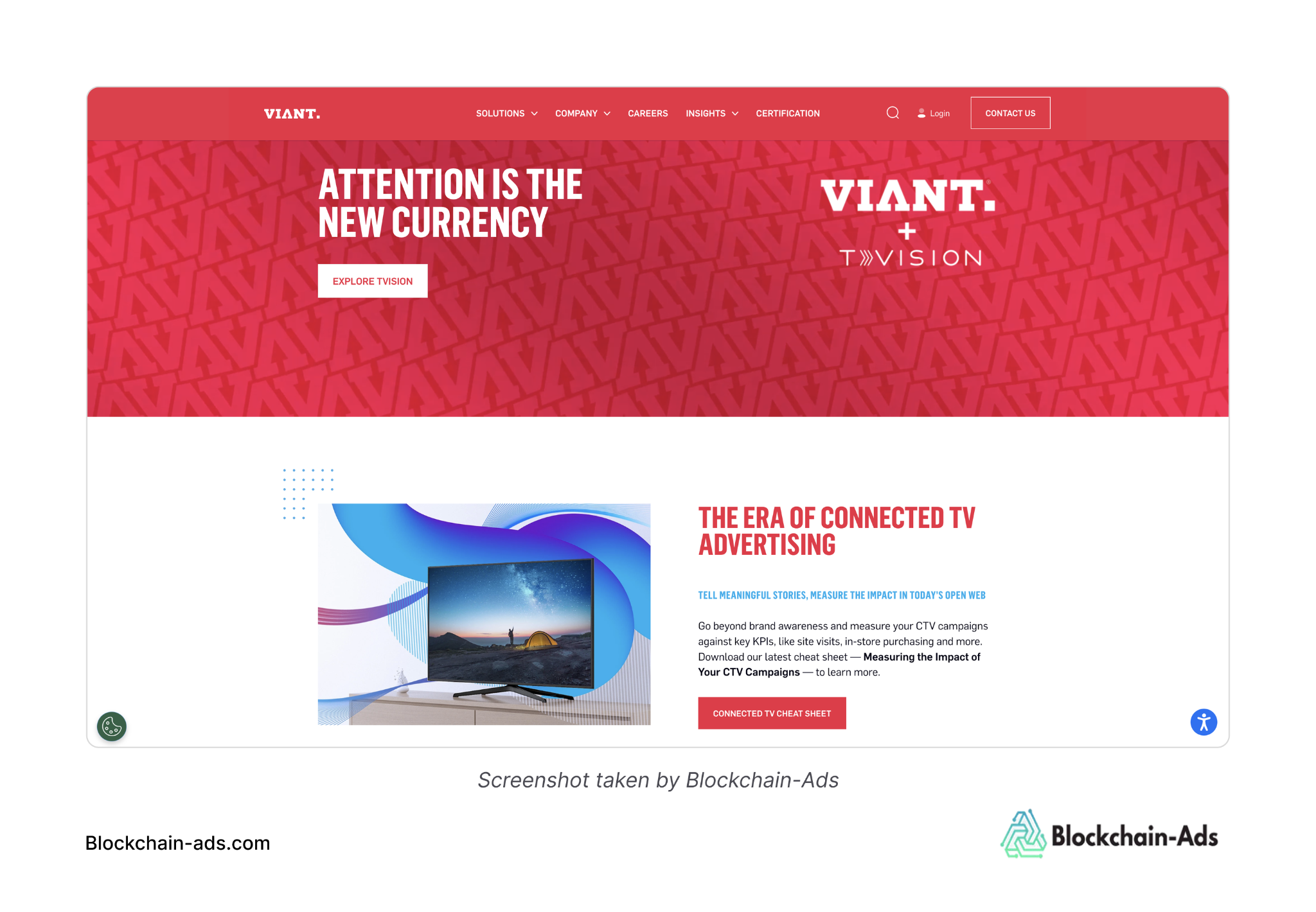 Viant homepage
