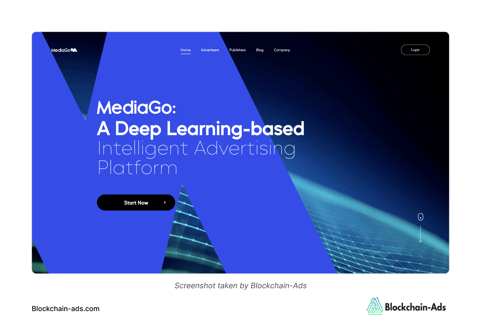 MediaGO homepage screenshot