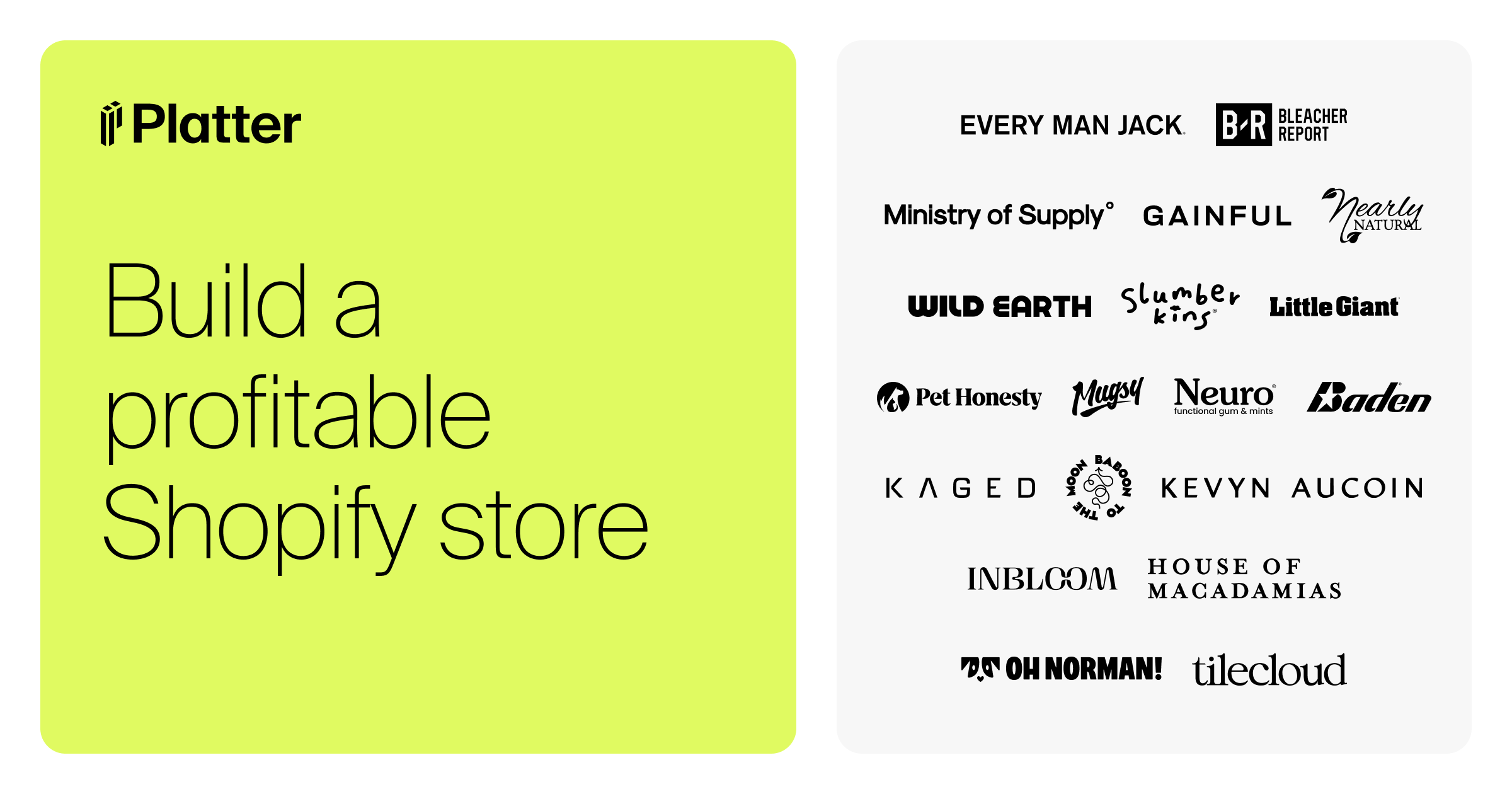 Platter | Build a more profitable Shopify storefront