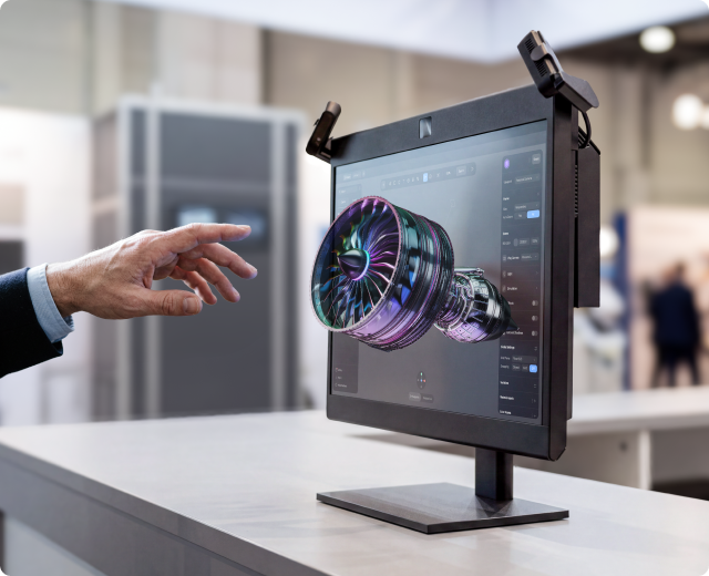 STARKIT SRD spatial display showing a 3D architectural model