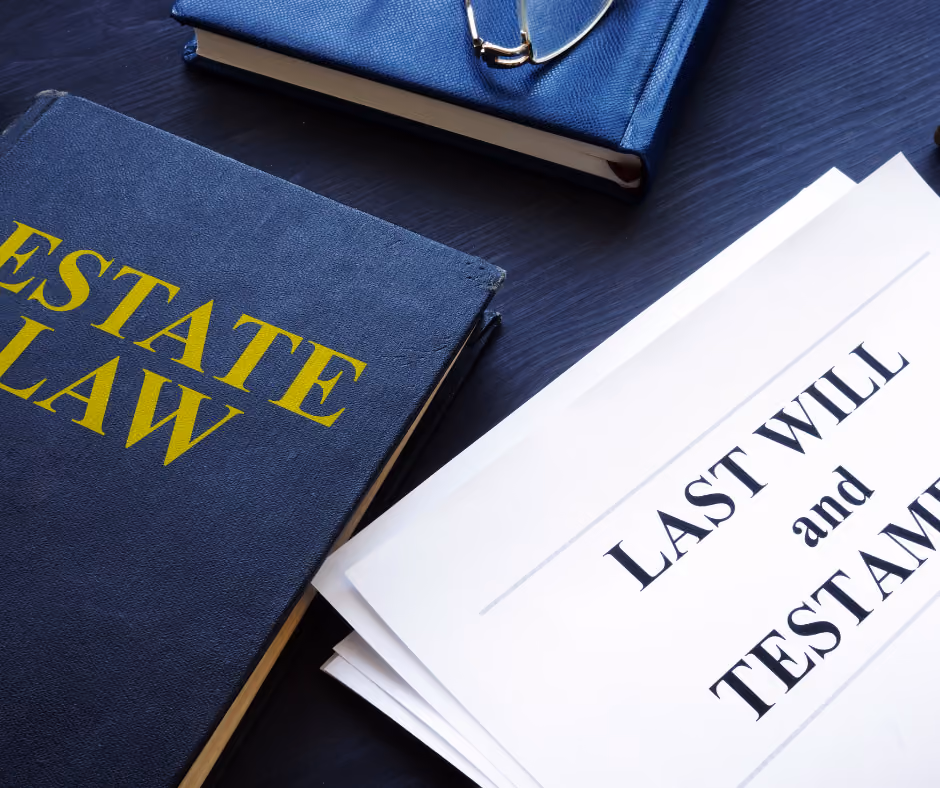 representation of estate planning books and will on a desk - estate planning myths in Connecticut