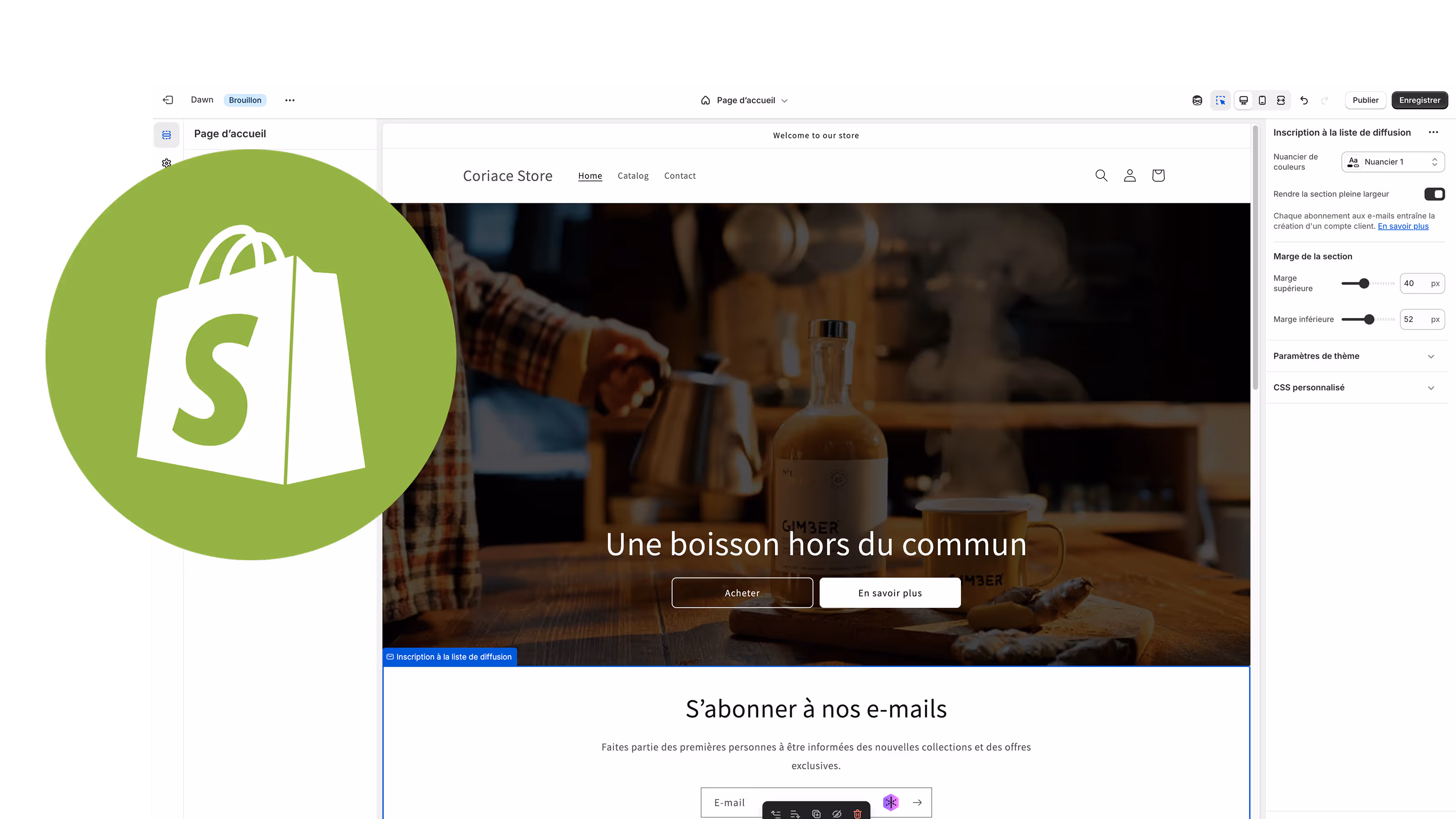 Illustration représentant l'interface de Framer avec le logo Framer