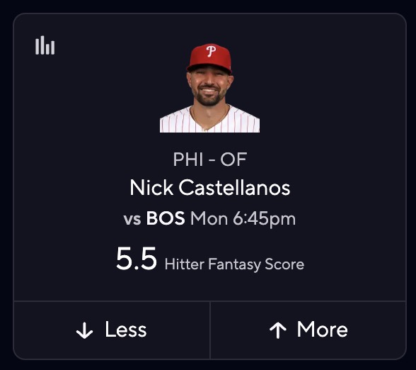 MLB DFS Picks - Nick Castellanos