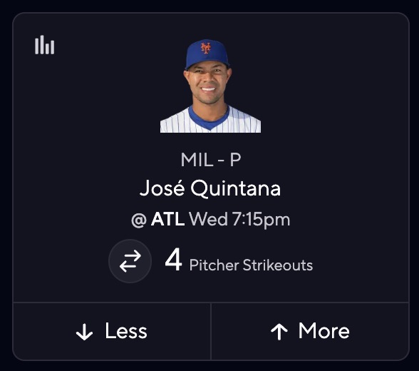 MLB DFS Picks Today - Jose Quintana