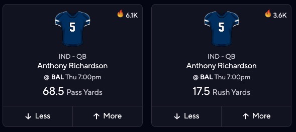 Anthony Richardson NFL Preseason Projections