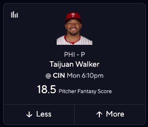 MLB DFS Picks for PrizePicks - Taijuan Walker