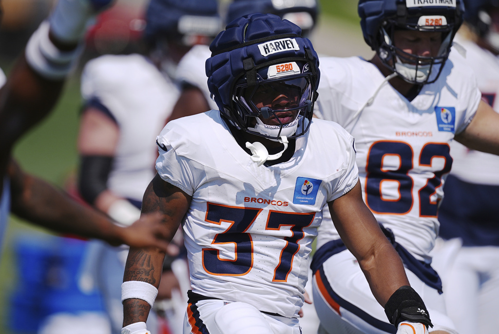 Broncos RB RJ Harvey is competing for the starting job with JK Dobbins at Broncos training camp. Harvey is a top fantasy football sleeper in 2025 and for NFLSZN on PrizePicks.