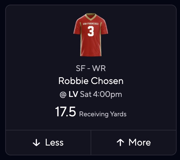 49ers vs. Raiders Prediction, Picks - Robbie Chosen