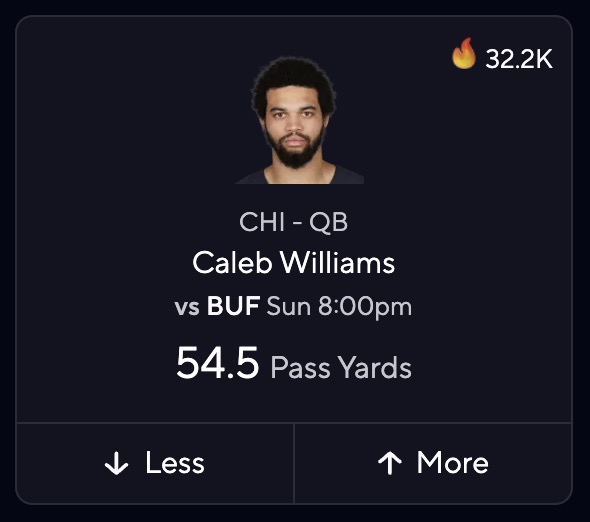 Bills vs. Bears Predictions - Caleb Williams