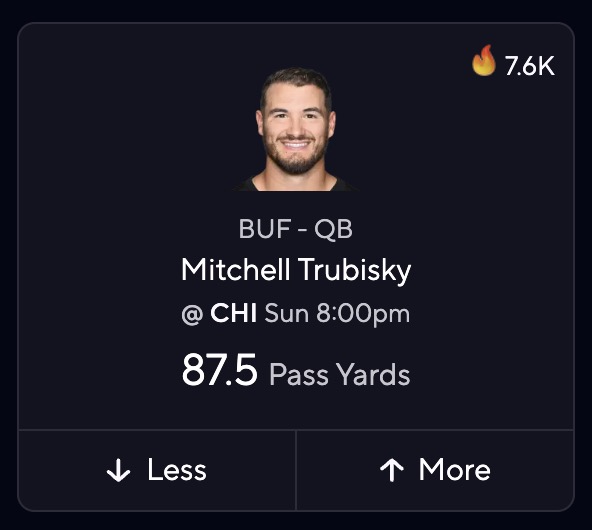 Bills vs. Bears Predictions - Mitch Trubisky