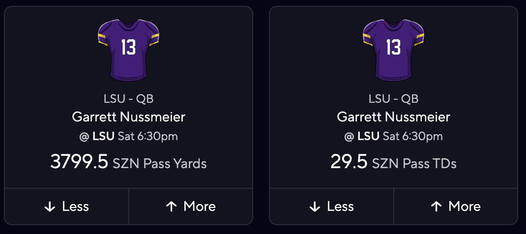 College Football QB Rankings - Garrett Nussmeier